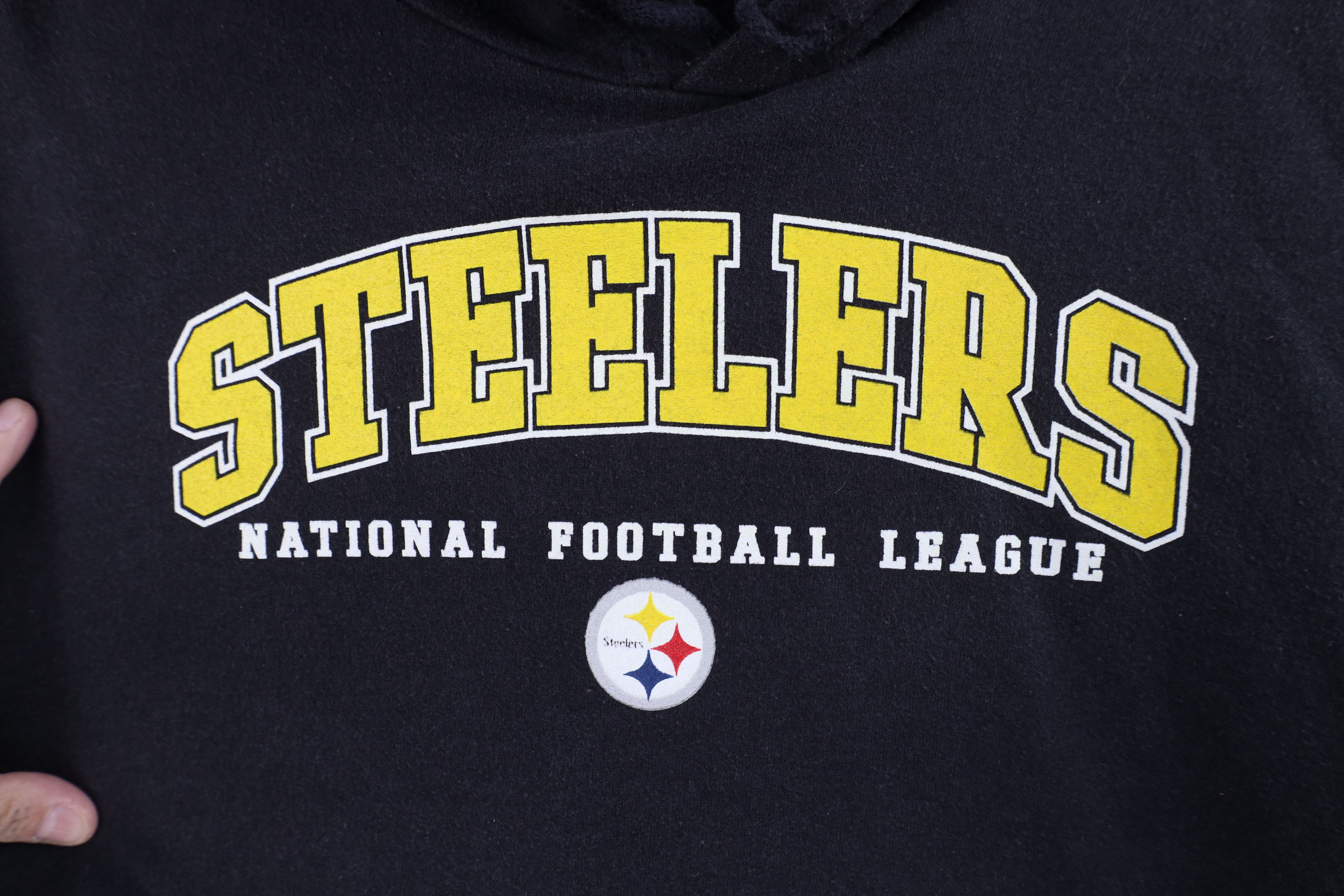 Vintage Vintage NFL Spell Pittsburgh Steelers Football Hoodie Black Size US XXL / EU 58 / 5 - 6 Thumbnail