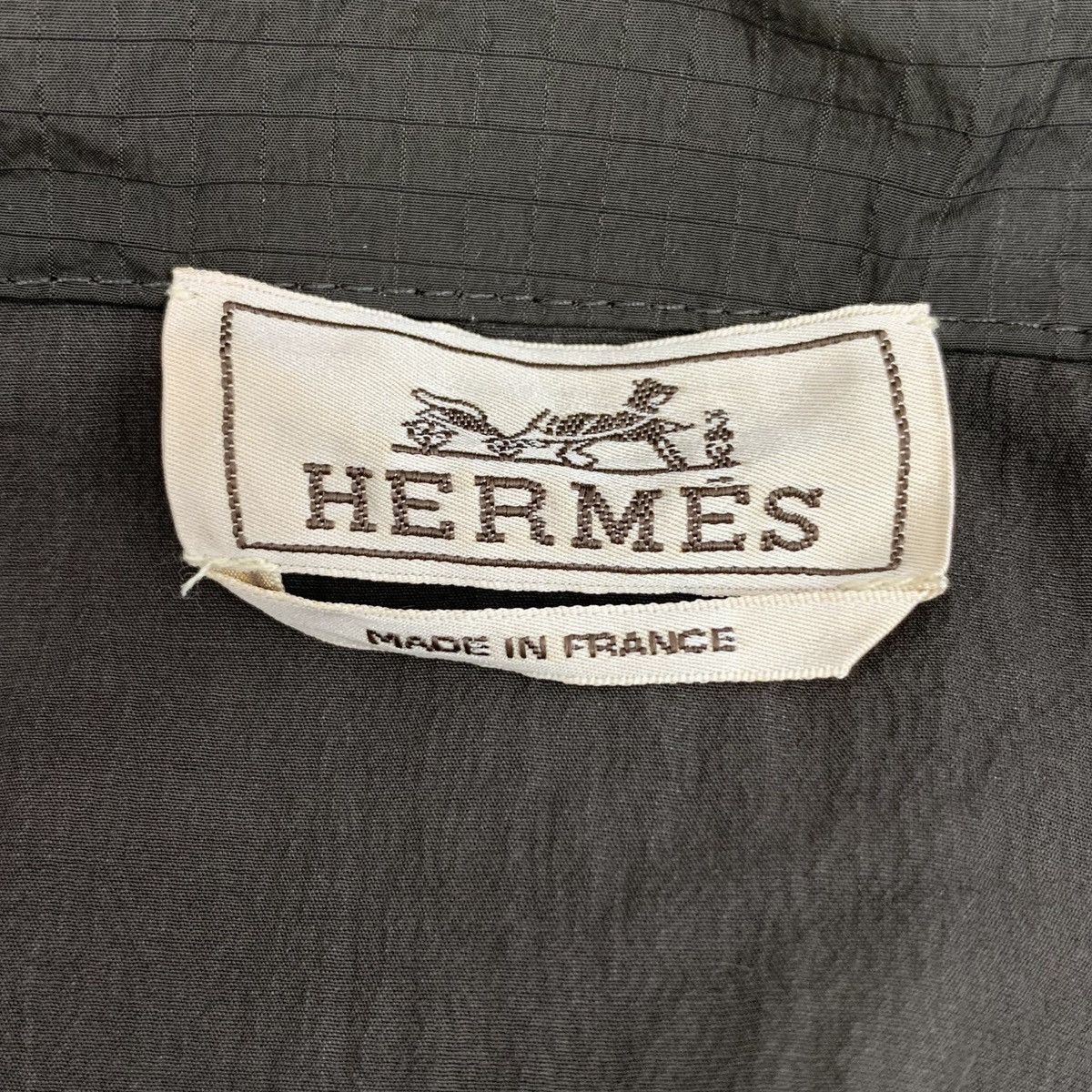 Hermes Hermes 24 Licorice Cotton Hooded Half-Zip Long Sleeve Jacket Size US L / EU 52-54 / 3 - 5 Thumbnail