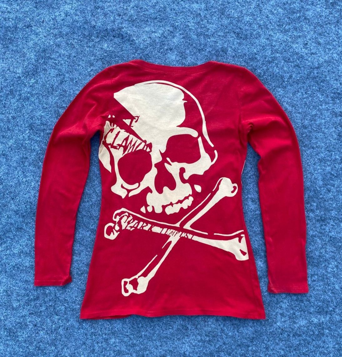 Japanese Brand Vintage Ghost To Helen Skulls Streetwear Long Sleeve Shirt Size L / US 10 / IT 46 - 2 Thumbnail
