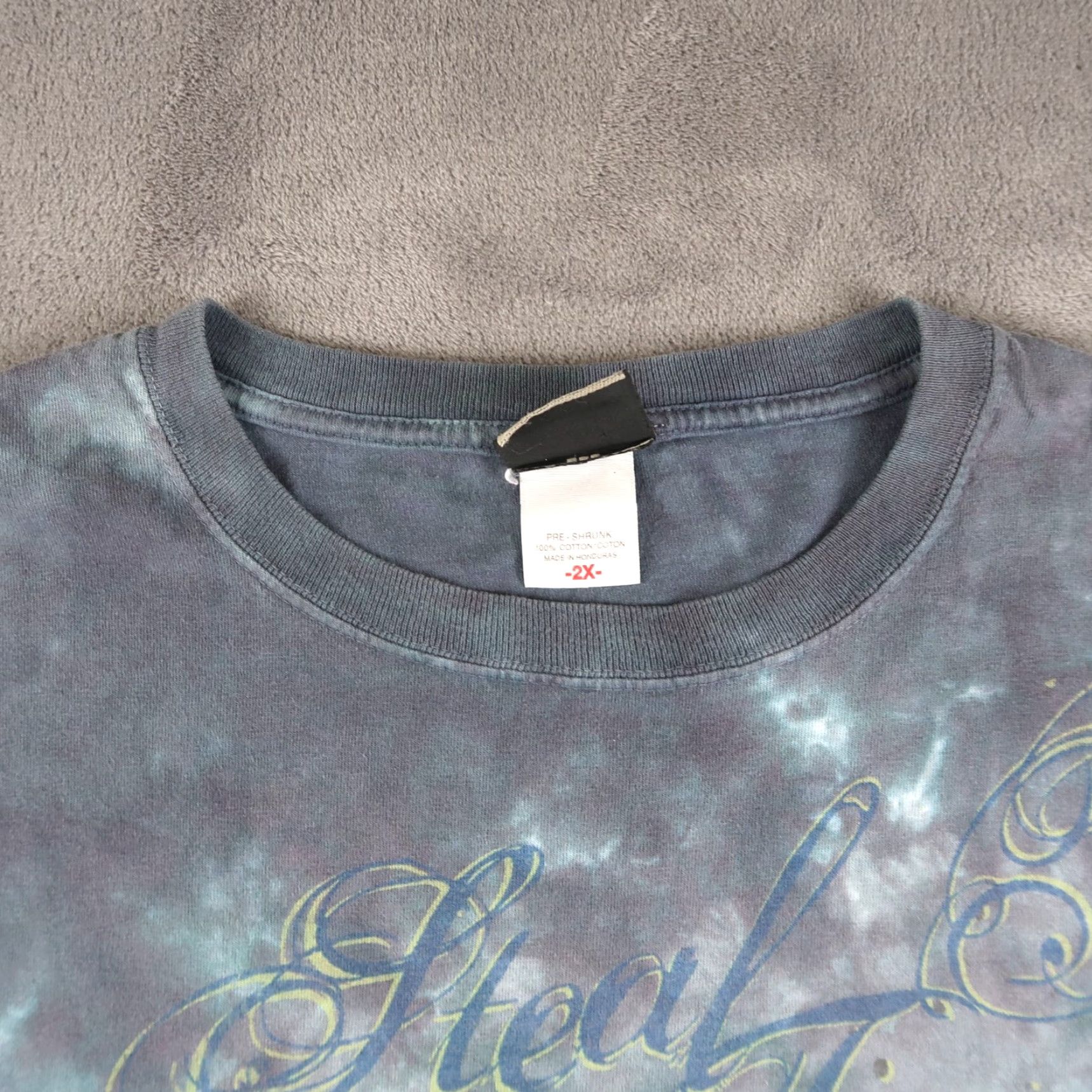 Liquid Blue VINTAGE Liquid Blue Grateful Dead Shirt 2XL Blue Graphic Print Short Sleeve Crew Neck Mens Rock 90s Steal Your Face Size US XXL / EU 58 / 5 - 3 Thumbnail