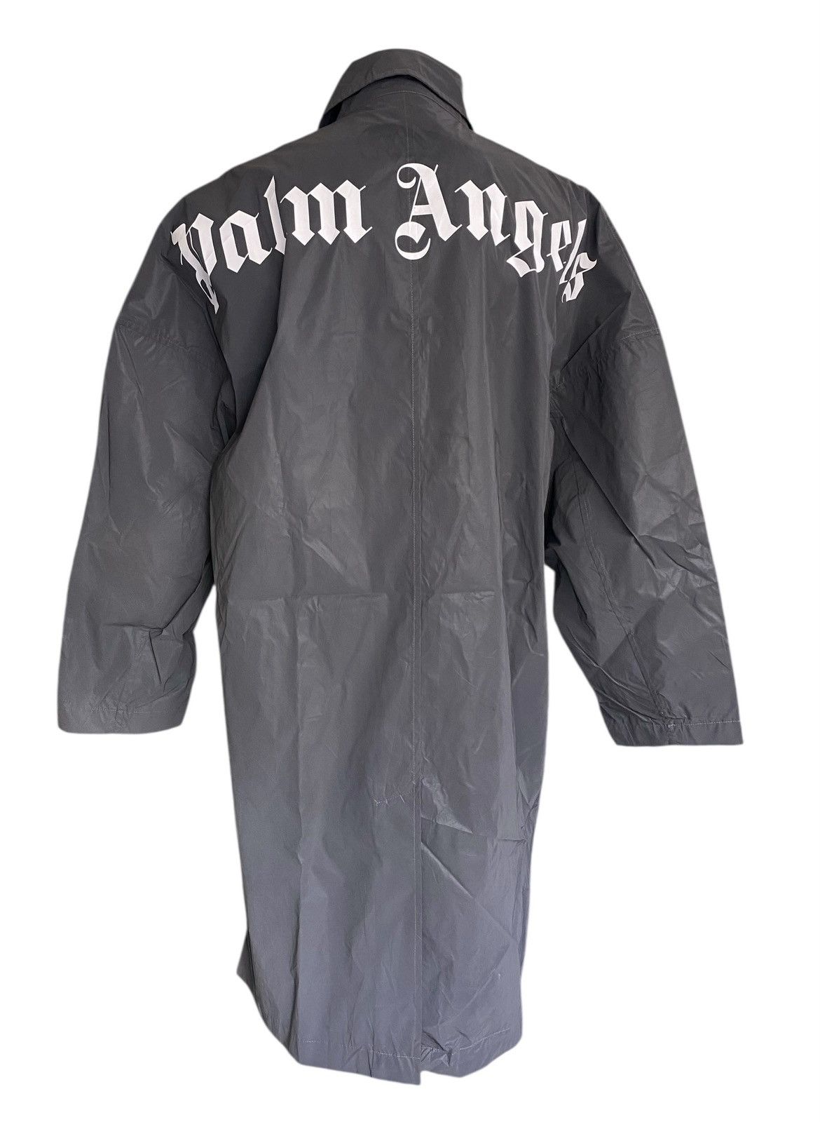 Palm Angels Rare Big Logo PALM ANGELS Long Jacket Button Shiny (M) Size US M / EU 48-50 / 2 - 1 Thumbnail