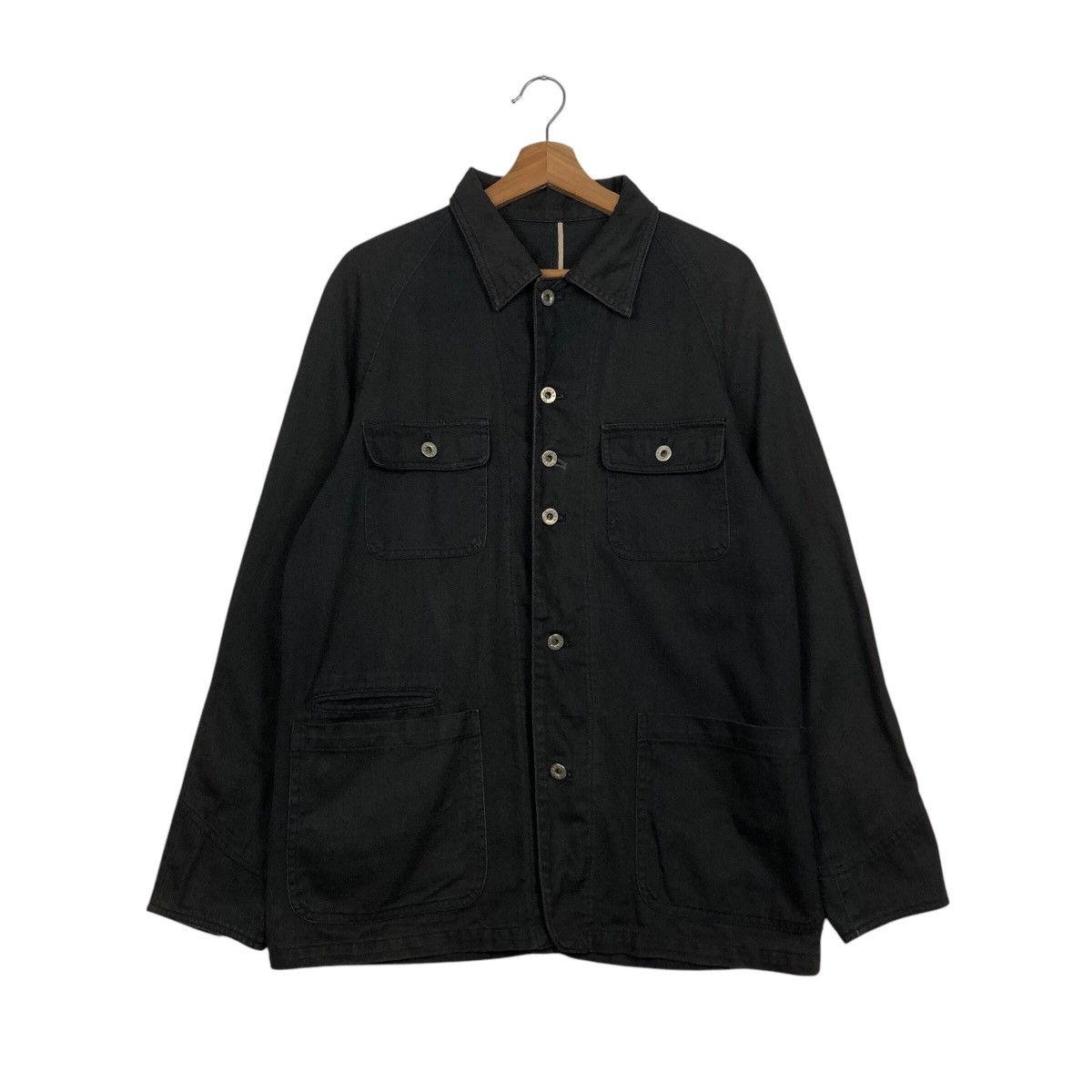 Japanese Brand 📌Vintage Chore Worker Jacket Takeo Kikuchi Issey Miyake Size US M / EU 48-50 / 2 - 2 Thumbnail