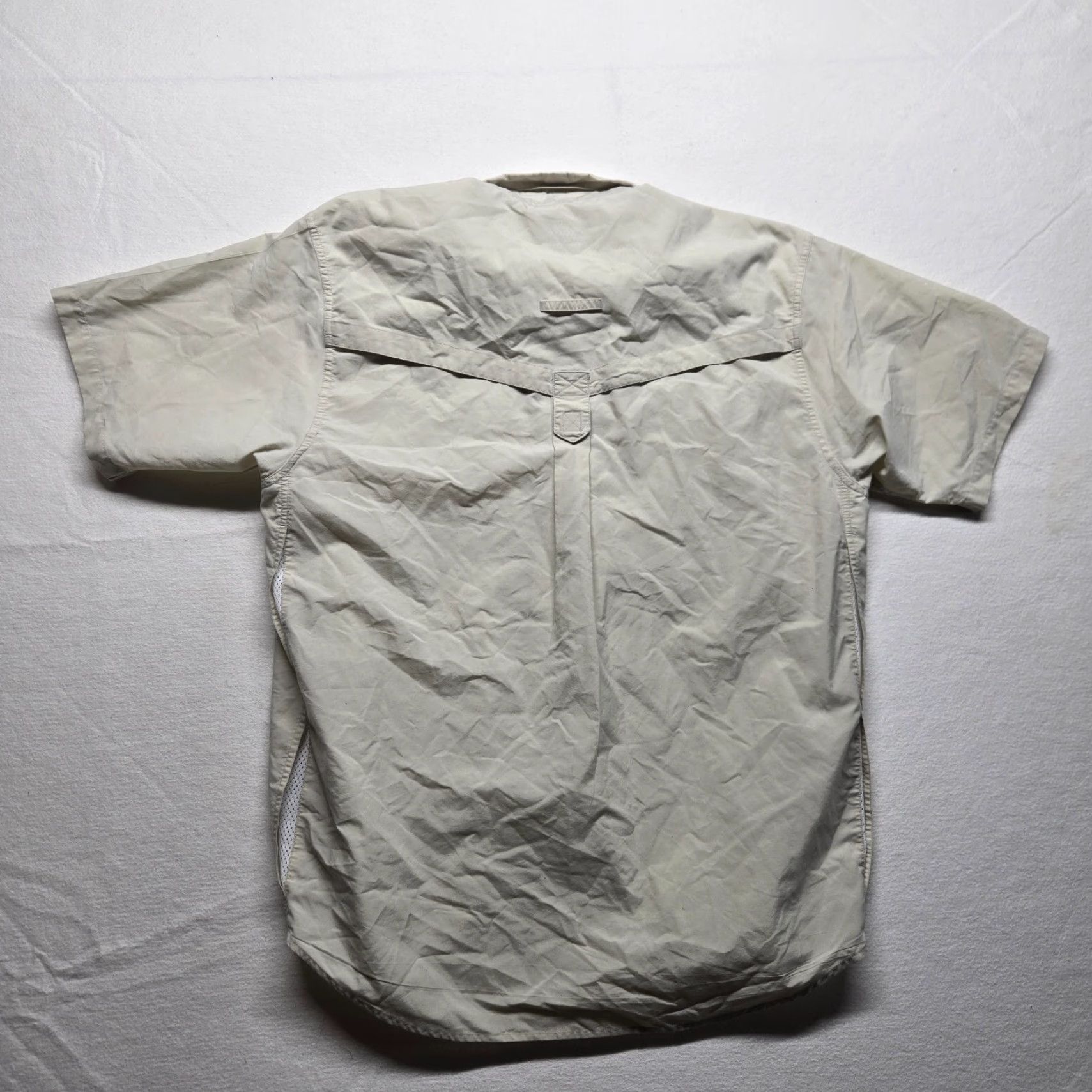 ExOfficio Exofficio Shirt Button-Up Adult Mens L Beige Short Sleeve Chest Pocket Everyday Casual Travel Shirt Size US L / EU 52-54 / 3 - 7 Thumbnail