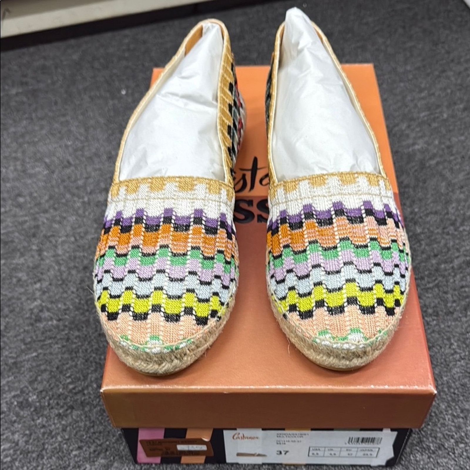Missoni NWT Missoni Colorful Women's Espadrille sneaker Size 37 US 7 Size US 7 / IT 37 - 1 Thumbnail