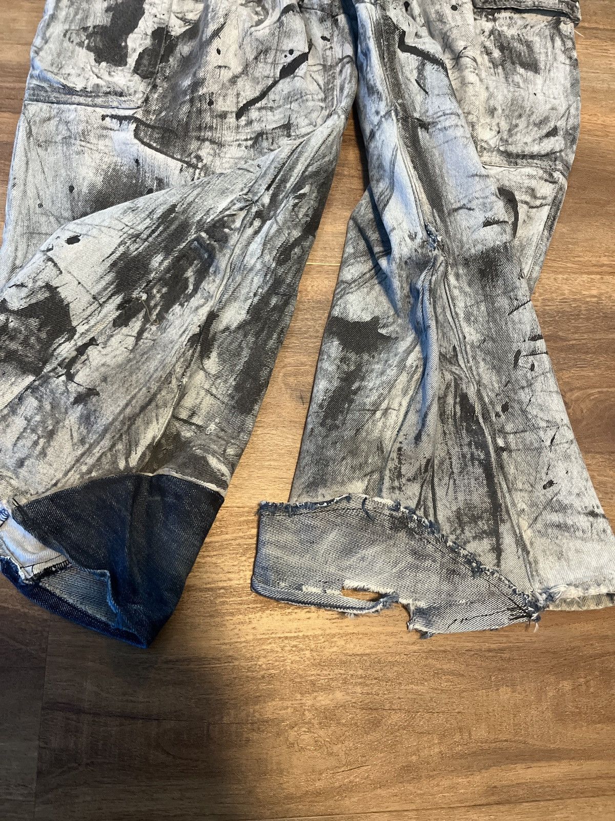 Other baggy painted cargo jeans Size US 34 / EU 50 - 3 Thumbnail