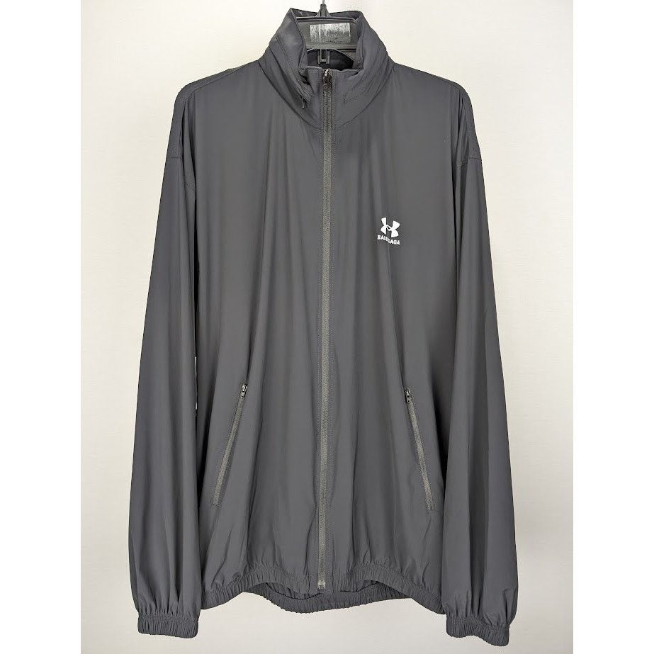 Balenciaga × Under Armour o1rshd1 Nylon Stretch Windbreaker in Black Size US S / EU 44-46 / 1 - 2 Thumbnail