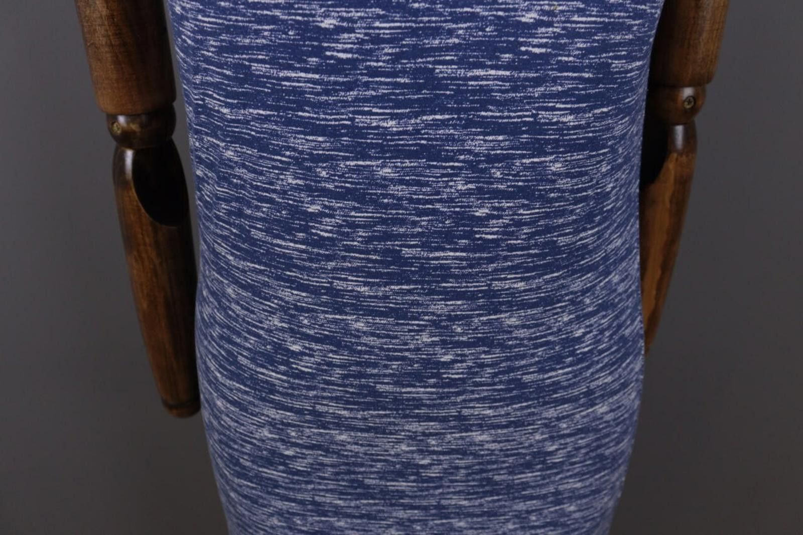 Designer Elisa Cavaletti Sono Italiana Blue Printed Long Dress Size L Size L / US 10 / IT 46 - 5 Thumbnail