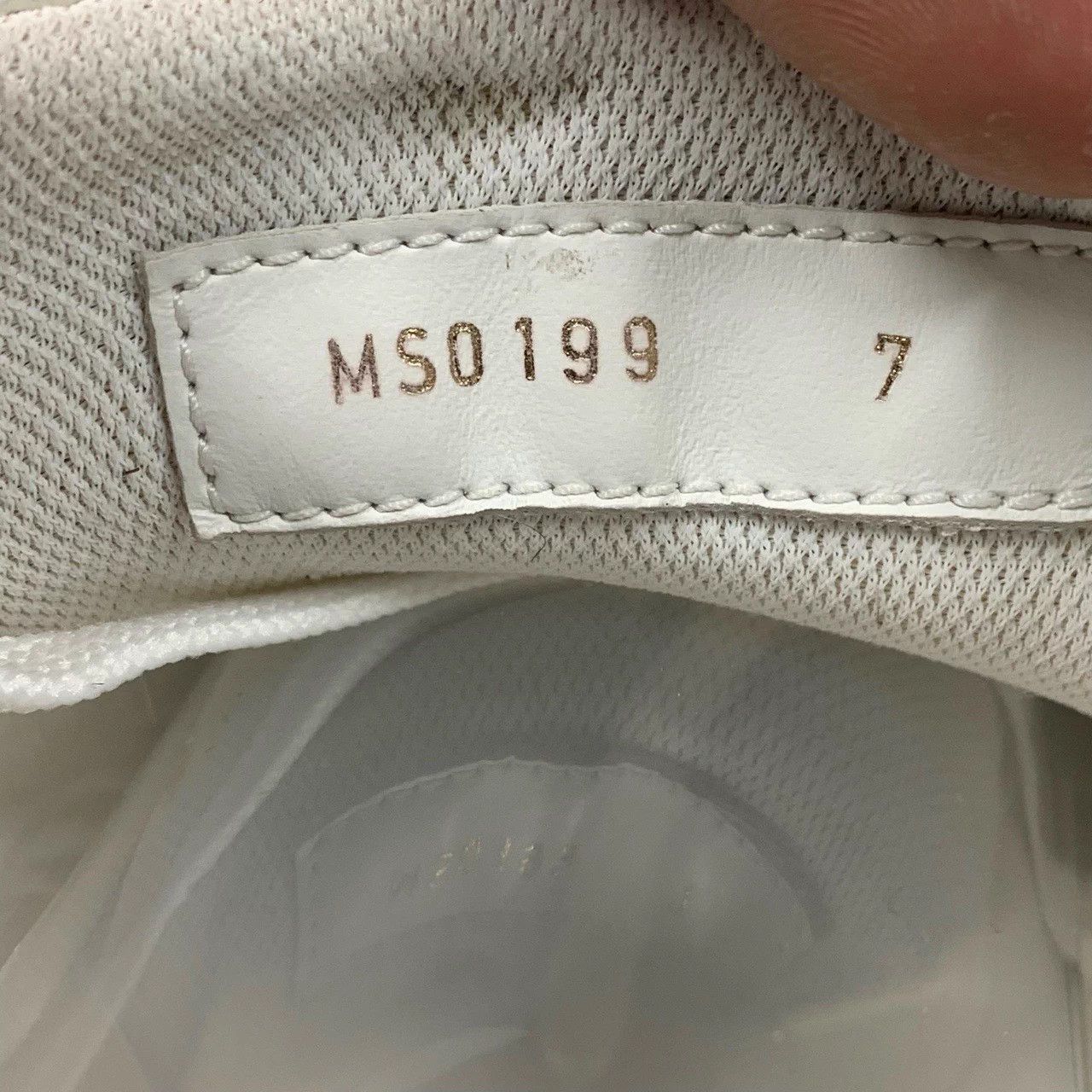 Louis Vuitton LV White Embossed Sneakers 95 New 7/41 Size US 8 / EU 41 - 9 Thumbnail