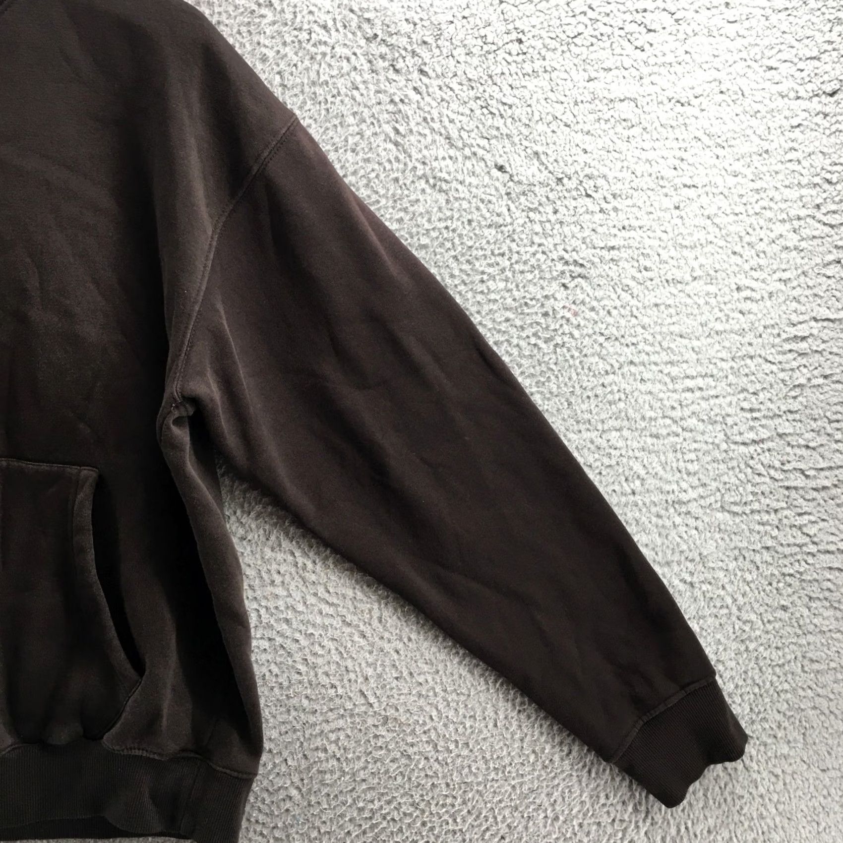 KangaROOS Denim & Flower Hoodie Mens XL Brown Pullover Drawstring Kangaroo Pocket Fleece Size US XL / EU 56 / 4 - 5 Thumbnail