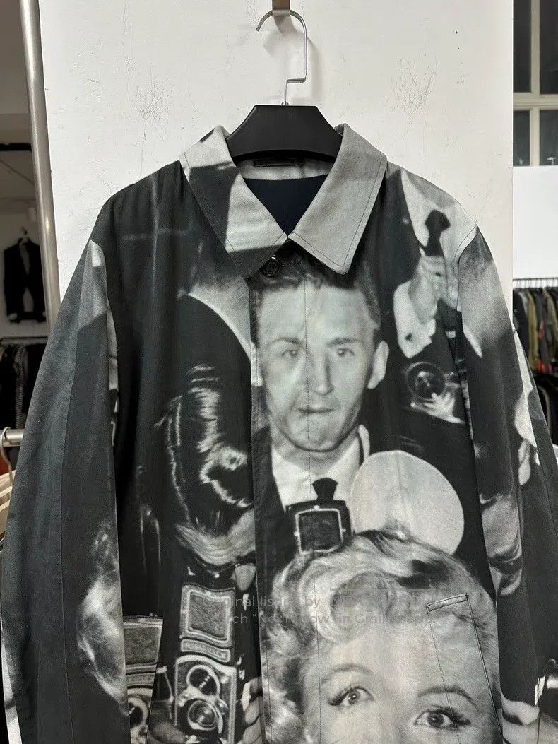 Dries Van Noten DRIES VAN NOTEN Marilyn Monroe Print Coat Size US M / EU 48-50 / 2 - 2 Thumbnail