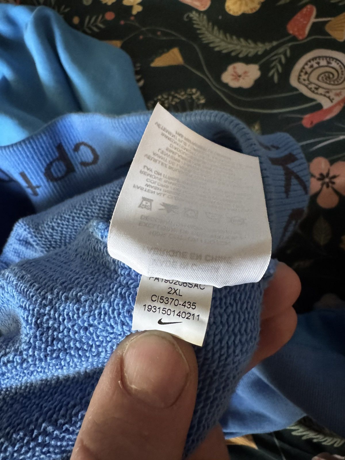 Cactus Plant Flea Market × Nike CPFM X Nike finish line fleece crewneck Size US XXL / EU 58 / 5 - 5 Thumbnail