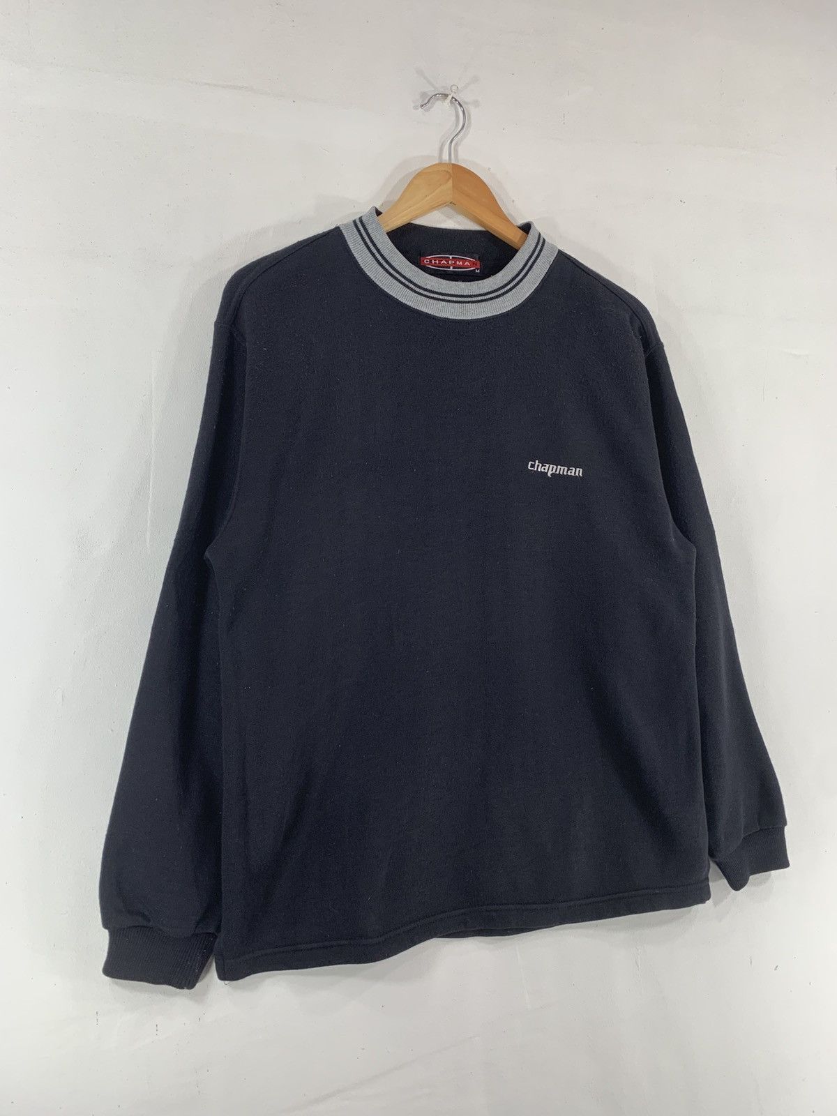 Japanese Brand × Vintage Vintage Chapman Black Sweatshirt Size US M / EU 48-50 / 2 - 8 Thumbnail