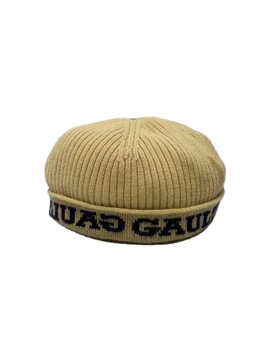 Jean Paul Gaultier Jacquard Logo Wool Knit Cap Size ONE SIZE - 1 Thumbnail