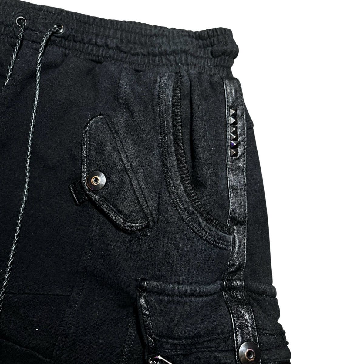KMRii Black Raven Cargo Sweatpants Size US 32 / EU 48 - 6 Thumbnail