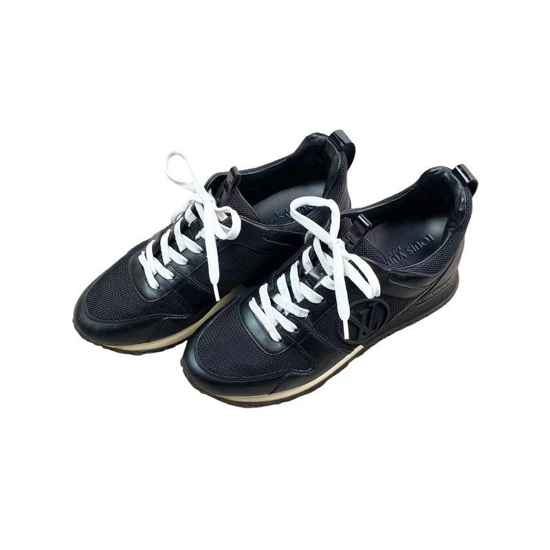 Louis Vuitton Louis Vuitton Black Casual Sport Sneakers 0079 Size US 5.5 / EU 38 - 1 Thumbnail