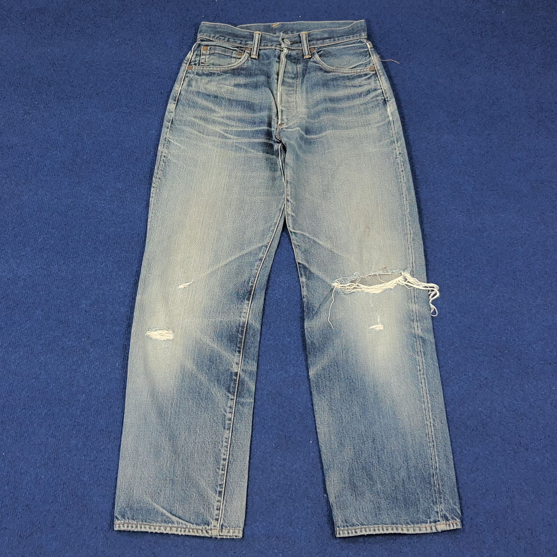 Evisu Vintage Evisu Salvadge Japan Brand Custom Daicock Jeans Size US 27 - 3 Thumbnail