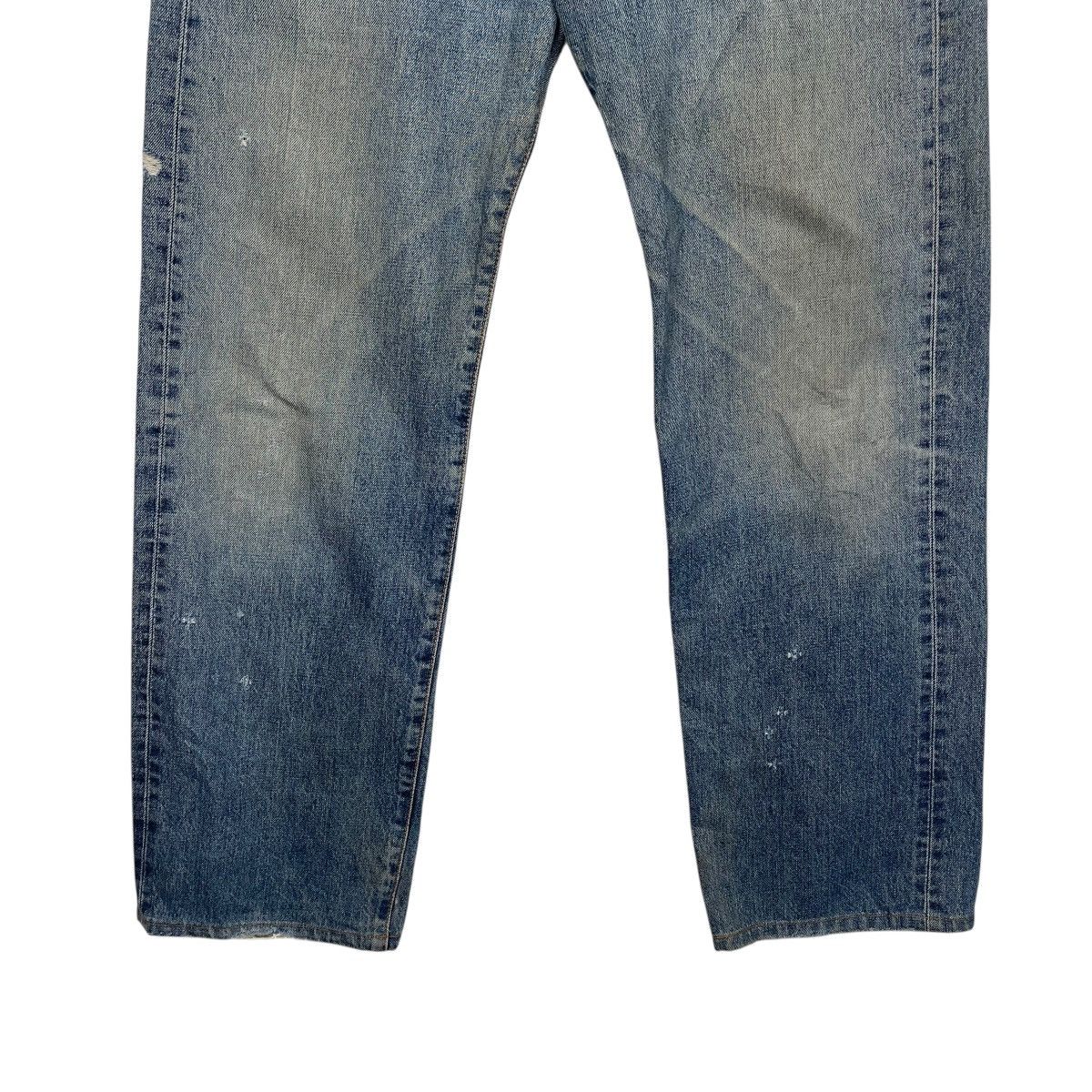Japanese Brand Edwin 505 Faded Dirty / Faded Blue Selvedge Jeans W 30 Size US 30 / EU 46 - 4 Thumbnail