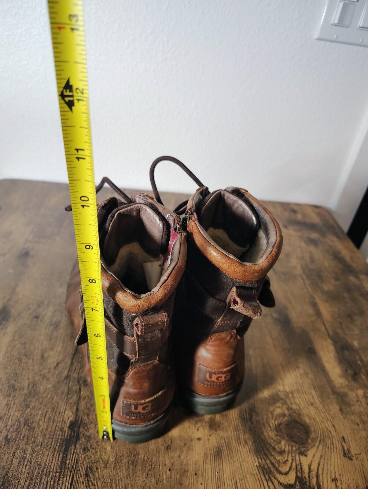 Ugg UGG Kesey Size US 9.5 Women’s Brown Leather Shearling Boots Size US 9.5 / IT 39.5 - 8 Thumbnail