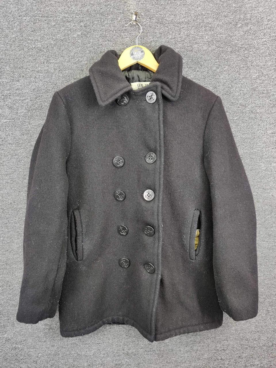 Schott Vintage Schott NYC U.S. 740N Double Breasted Wool Coat Size US M / EU 48-50 / 2 - 1 Thumbnail