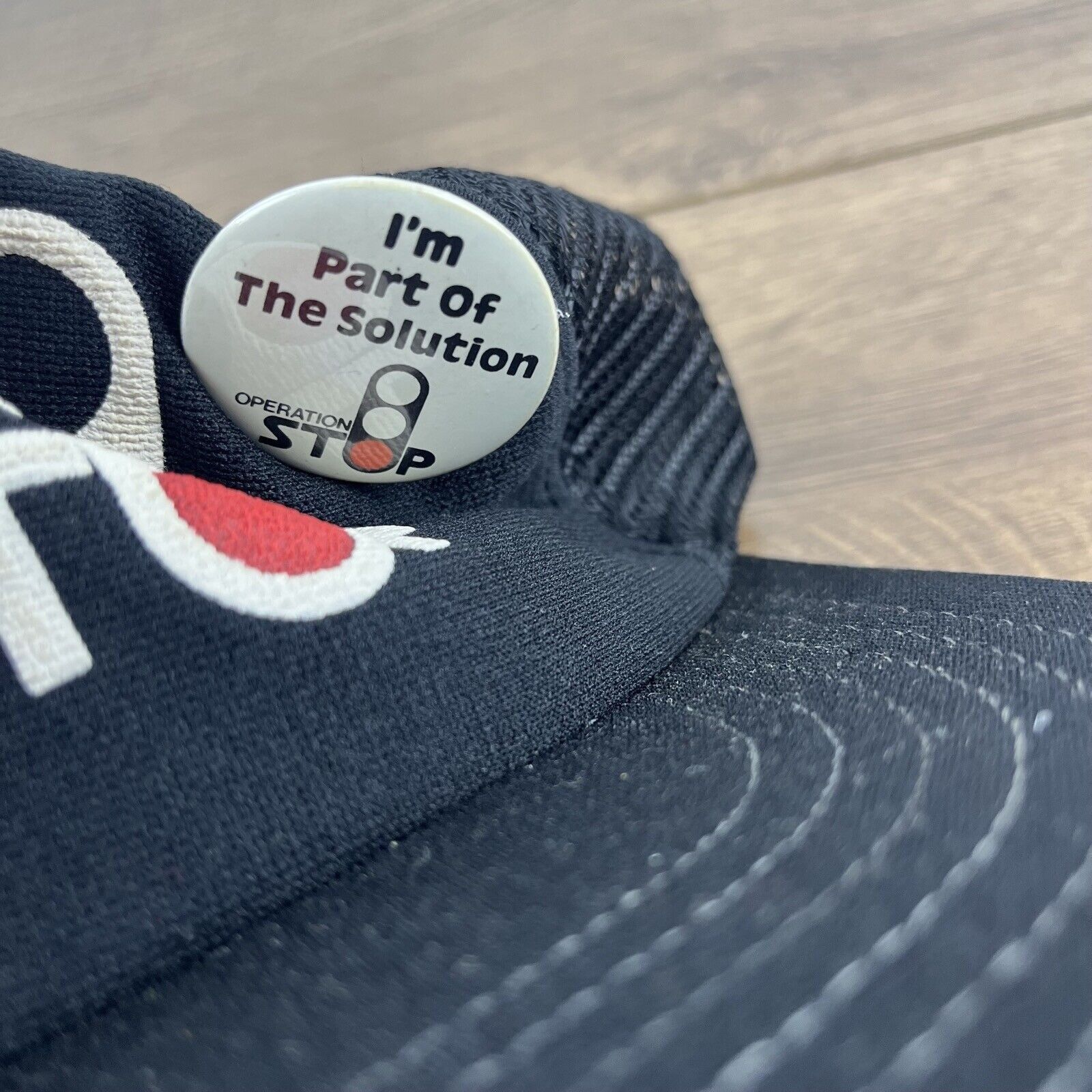 Other Operation Stop Snapback Hat Black Adjustable Hat Black Adult Size ONE SIZE - 8 Thumbnail