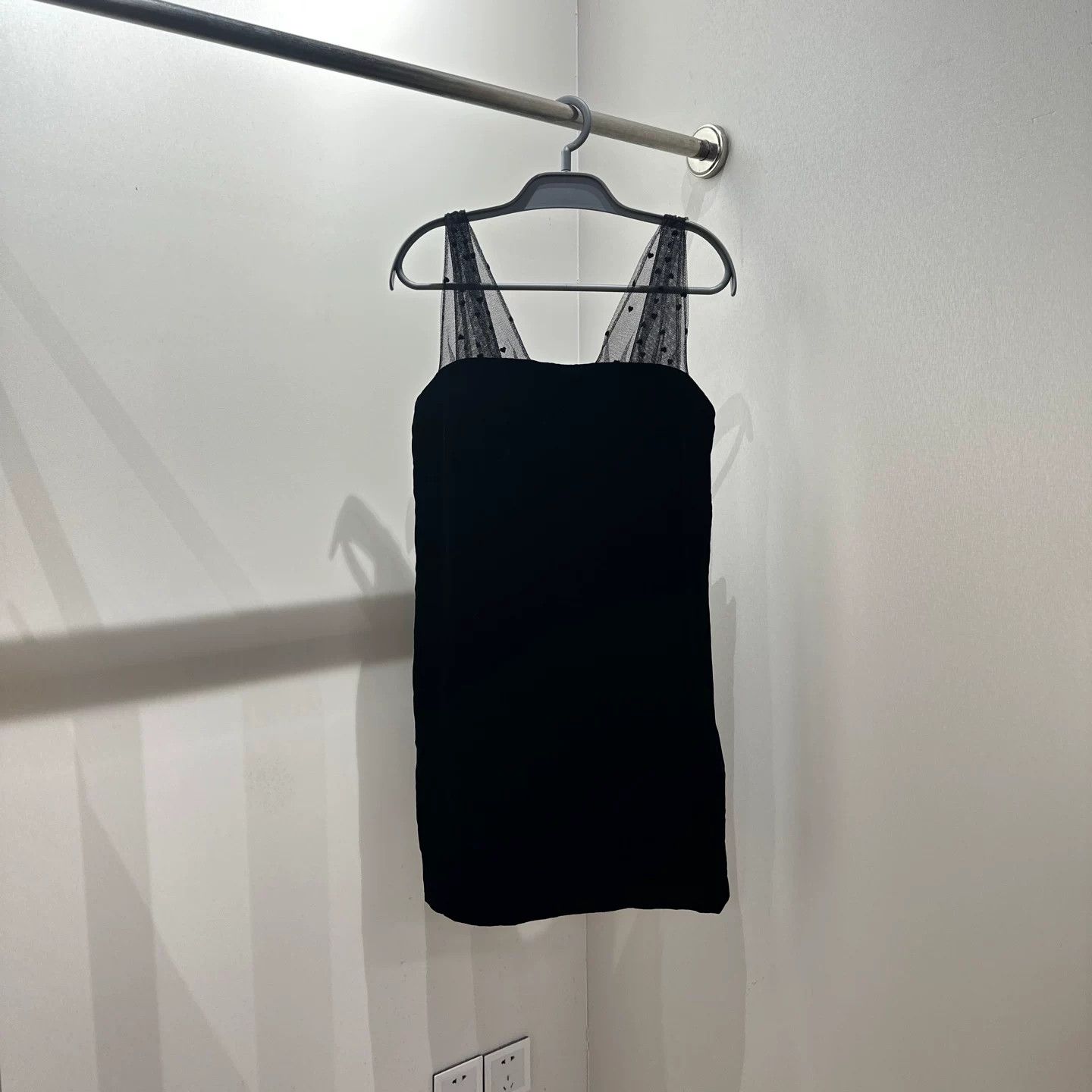 Saint Laurent Paris Saint Laurent Paris Velvet Black T-Shirt it_38 Women Size XS / US 0-2 / IT 36-38 - 1 Thumbnail