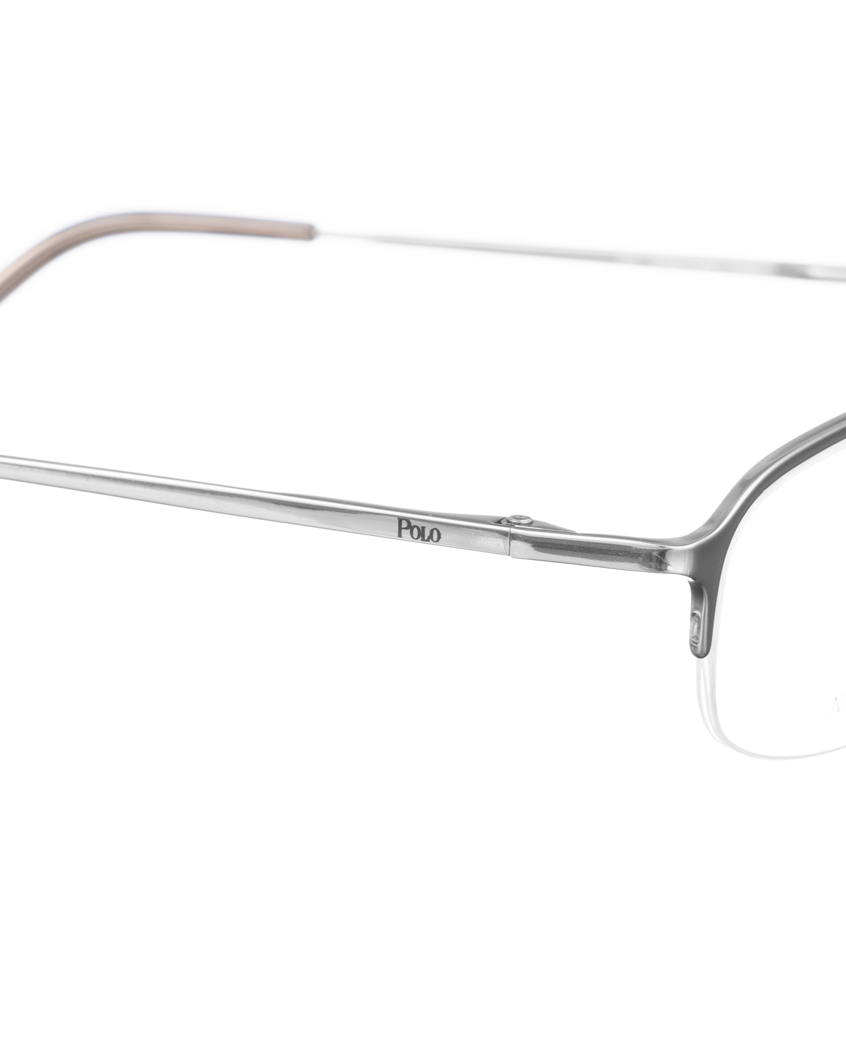 Polo Ralph Lauren Polo Ralph Lauren 00s Half Rim Chrome Silver Glasses Size ONE SIZE - 2 Thumbnail