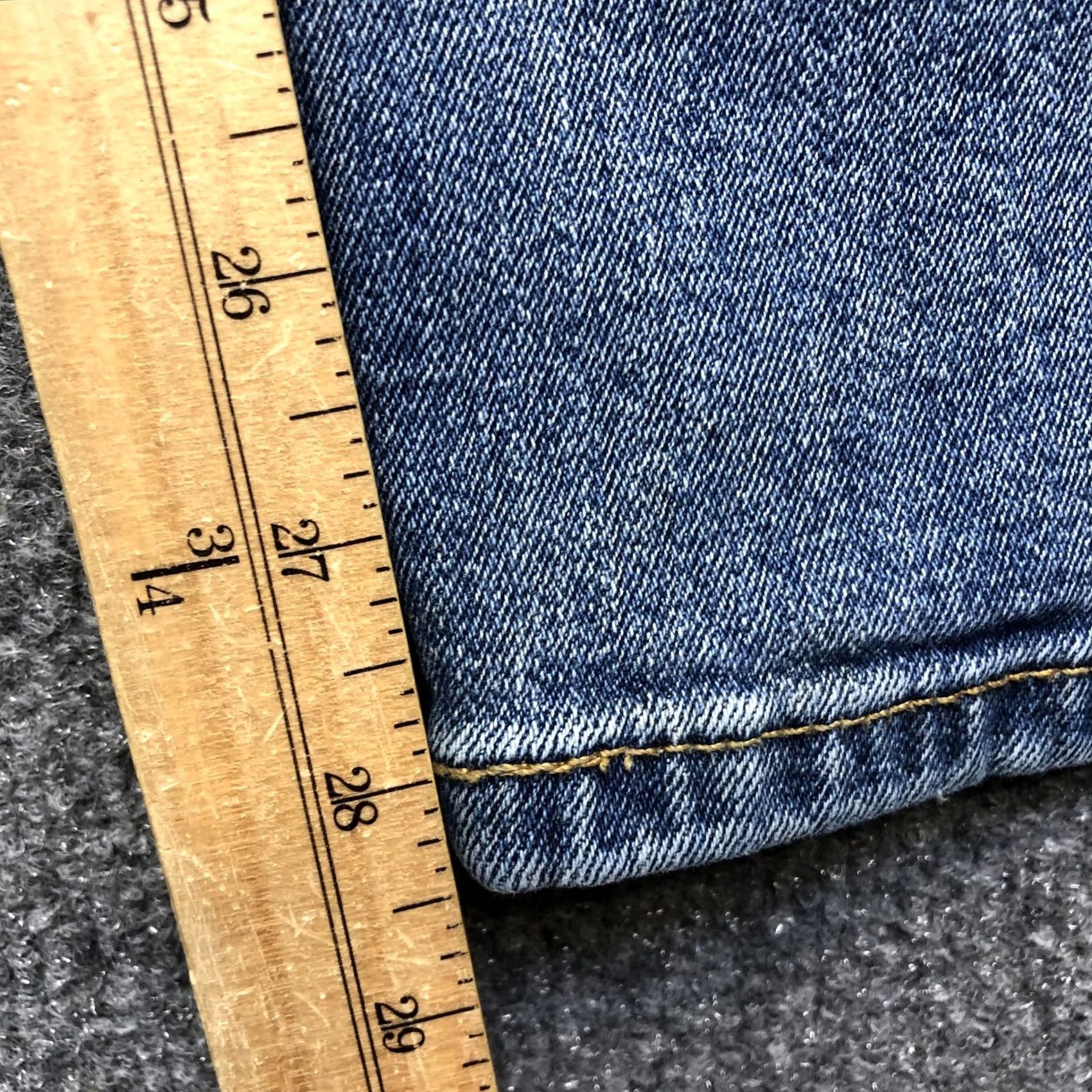 Levi's Levi's Jeans Mens 38x29 Blue Medium Wash Straight Leg Denim Regular Fit Pants Size US 38 / EU 54 - 3 Thumbnail