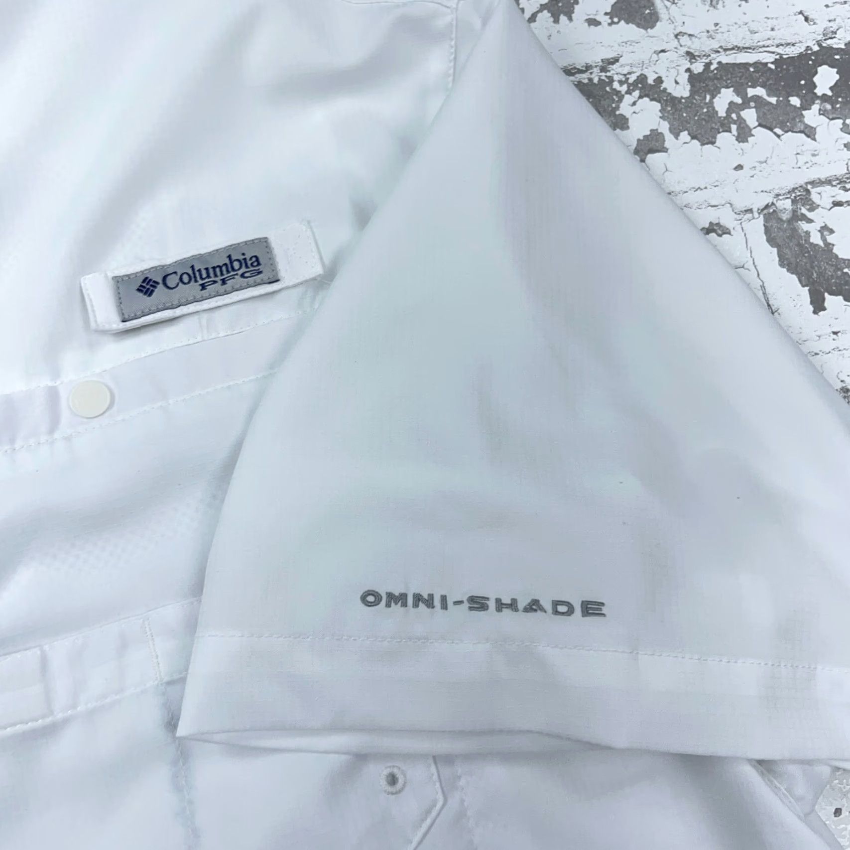 Vintage Columbia PFG Shirt Men XL White Button-Up Performance Fish Vented Outdoors Size US XL / EU 56 / 4 - 3 Thumbnail