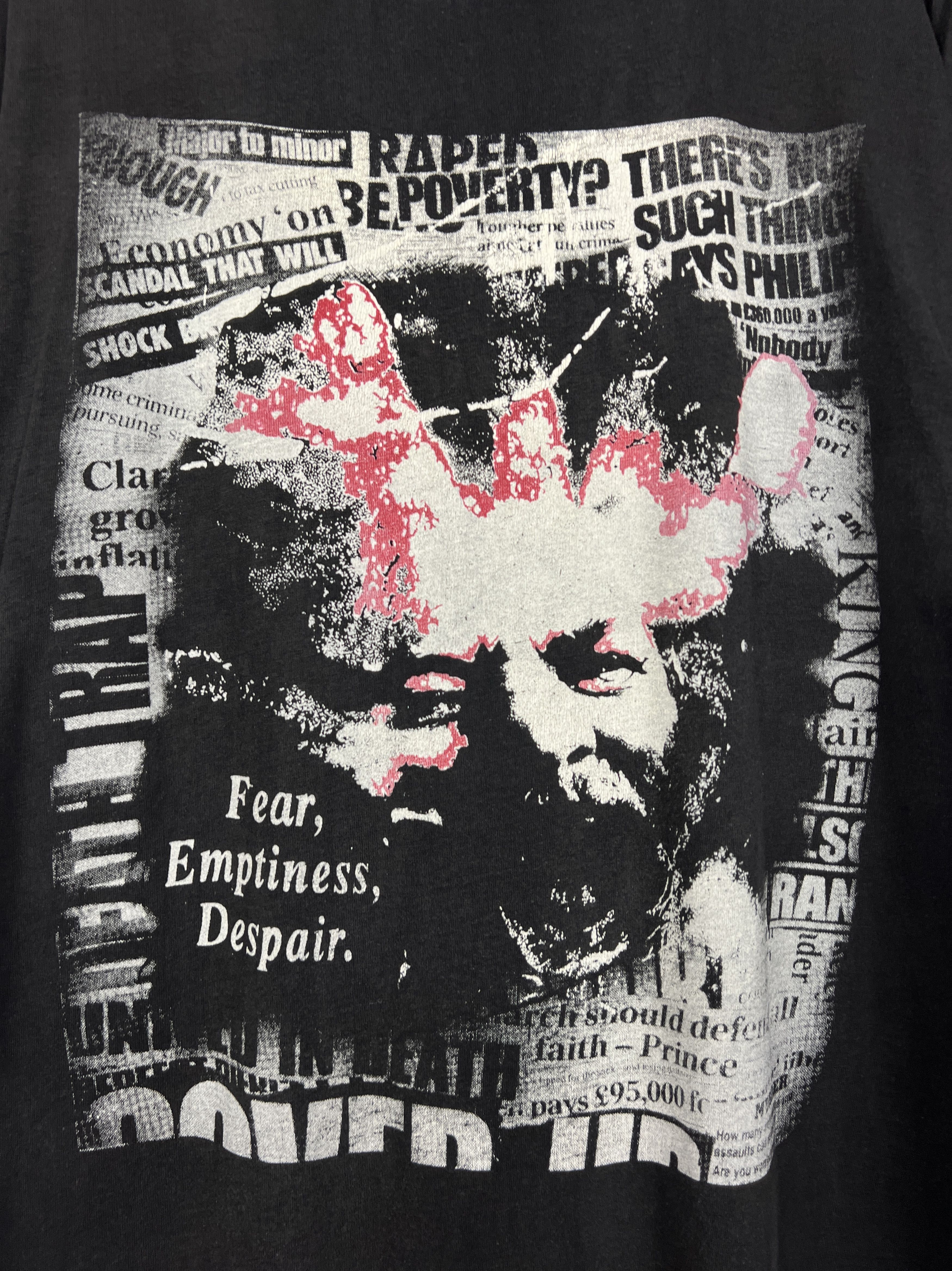 Vintage Over Print Napalm Death Black Metal Shirt Tee Band Grindcore Size US L / EU 52-54 / 3 - 11 Thumbnail