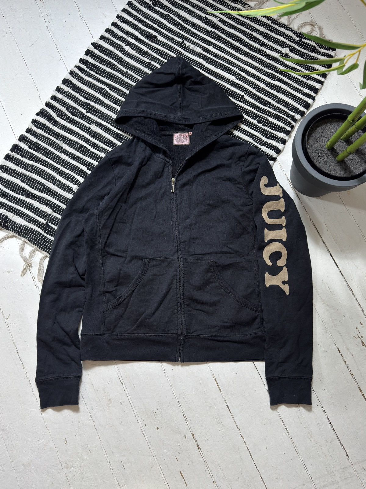 Juicy Couture VINTAGE JUICY COUTURE 2000s SMILE ZIP UP HOODIE Size L / US 10 / IT 46 - 2 Thumbnail