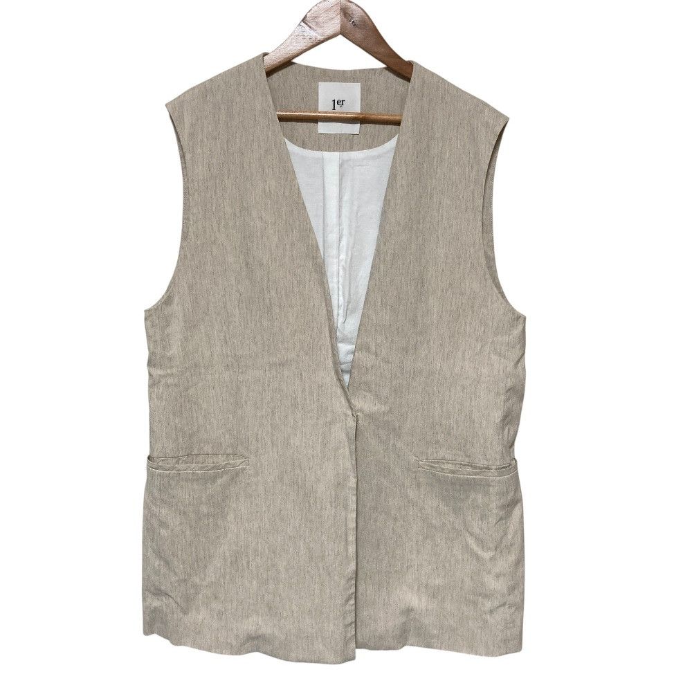Other Other 1er Arrondissement Cotton Hemp Twill Long Gilet Textile Outerwear B1052AFV061 DUTY FREE for USA Size ONE SIZE - 1 Thumbnail
