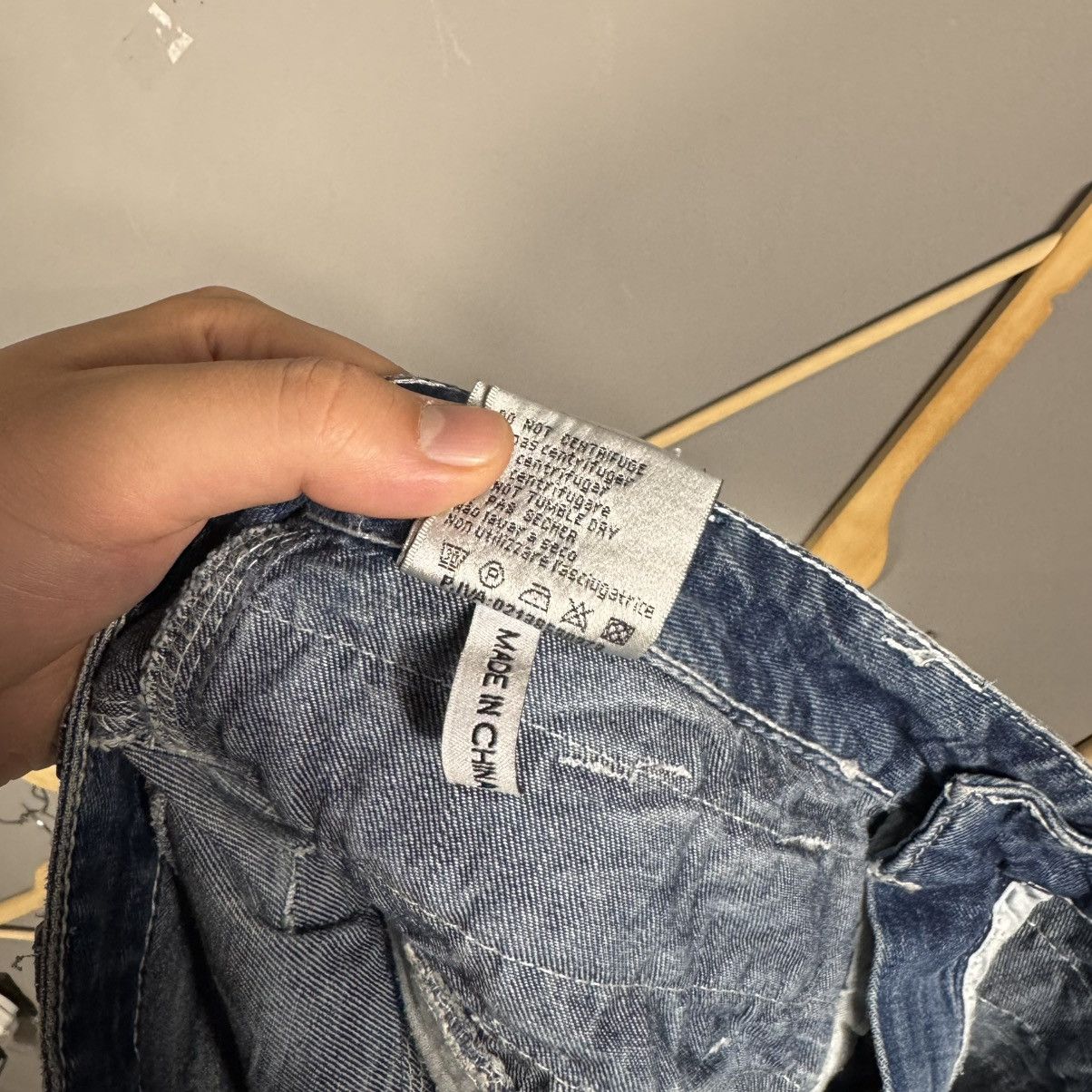 Japanese Brand Kosmo Lupo Avant Garde Y2K Japanese Style Opium Jeans Size US 34 / EU 50 - 15 Thumbnail