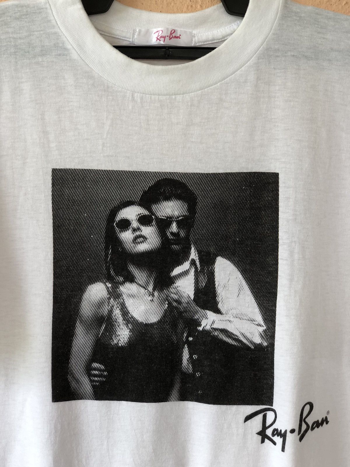 90s RayBan ヴィンテージフォトT 90s RayBan ヴィンテージフォトT Vintage 90s Ray Ban Modelling
