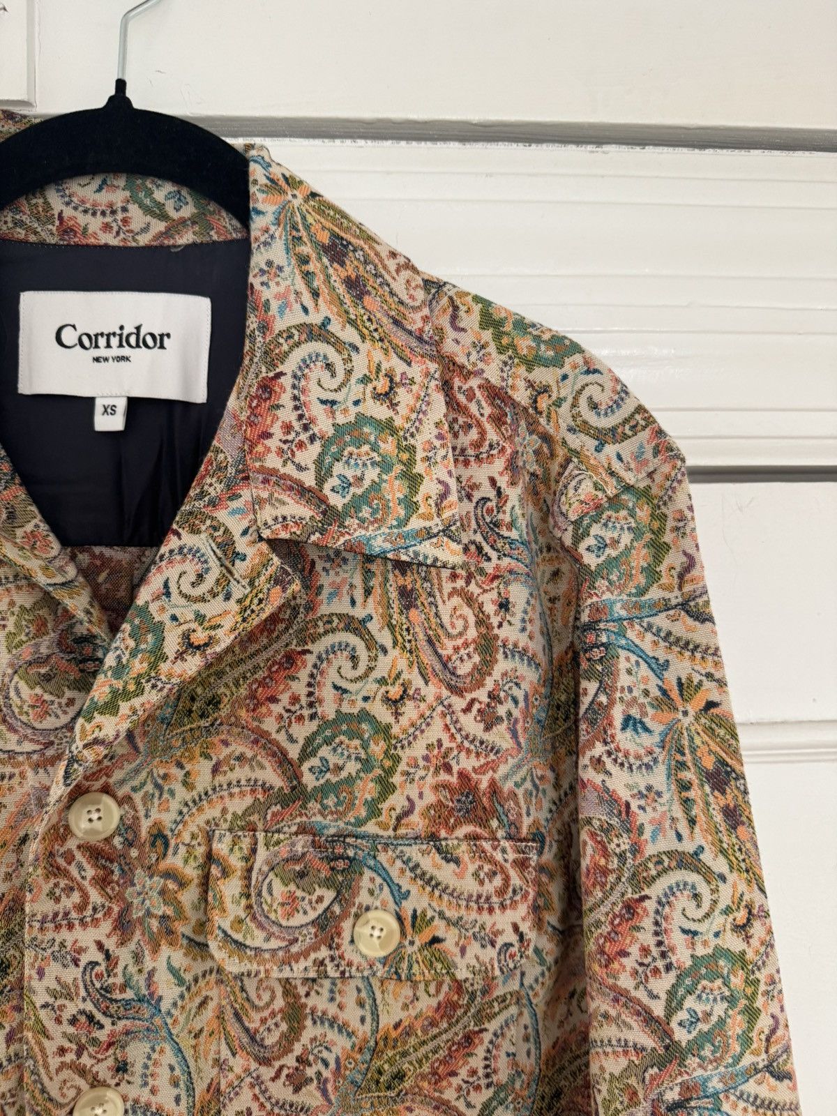 Corridor Corridor Paisley Jacquard Military Jacket XS Size US XS / EU 42 / 0 - 3 Thumbnail