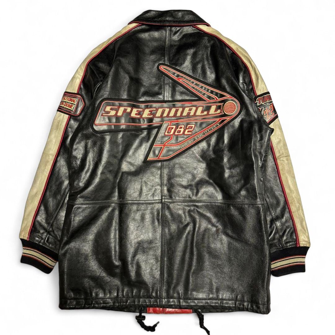 Avirex Avirex - Varsity Long Jacket College Leather Jacket Black Size US L / EU 52-54 / 3 - 2 Thumbnail