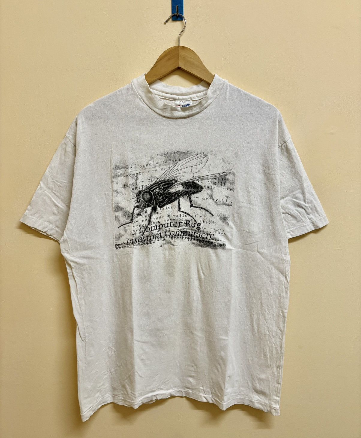 Arts & Science Vintage 90s Flys Computer Bug Art Animal IBM Windows Apple Size US L / EU 52-54 / 3 - 1 Thumbnail