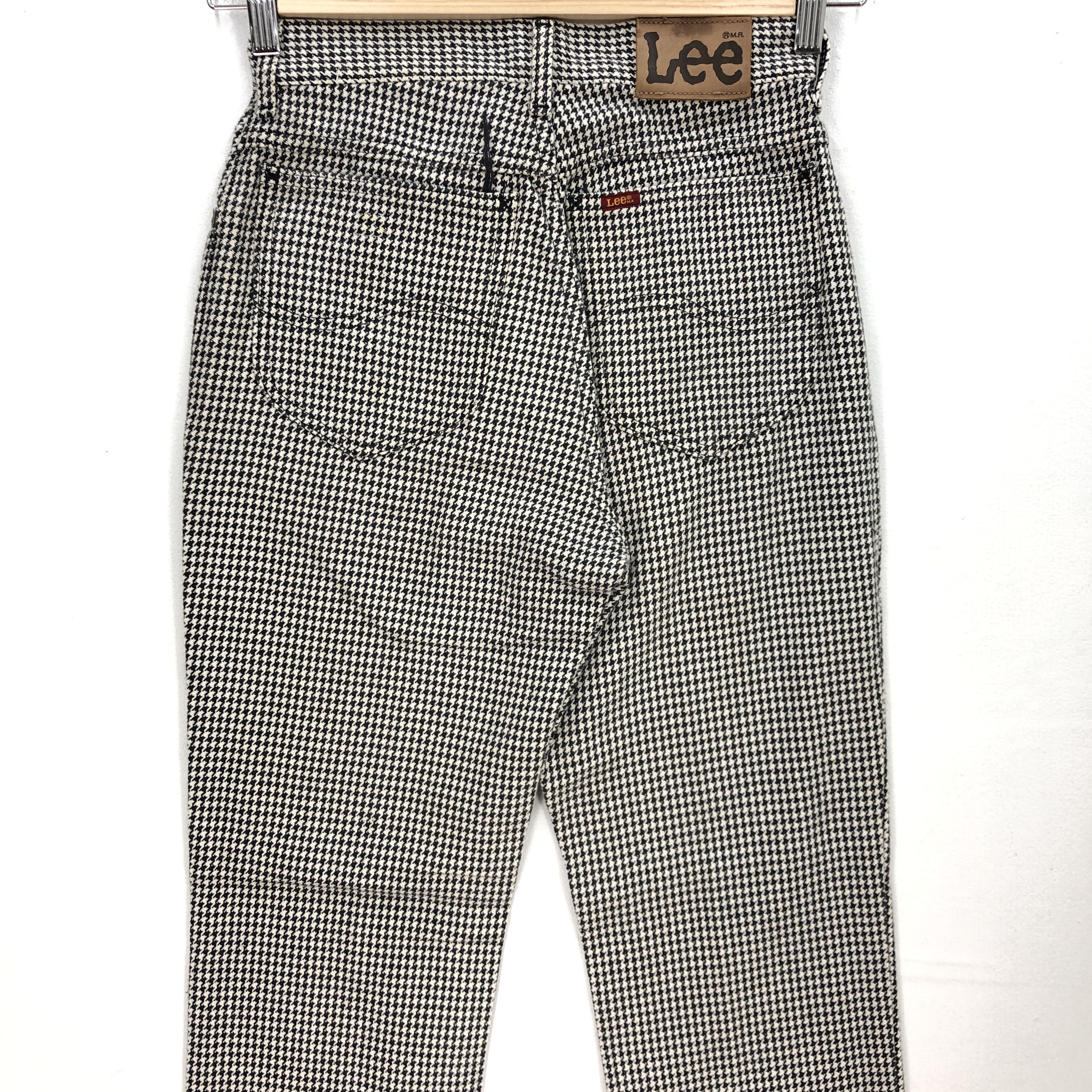 Lee Vintage 90s Lee Jeans Lee Houndstooth Lee Riders Pants Size 26" / US 2 / IT 38 - 4 Thumbnail