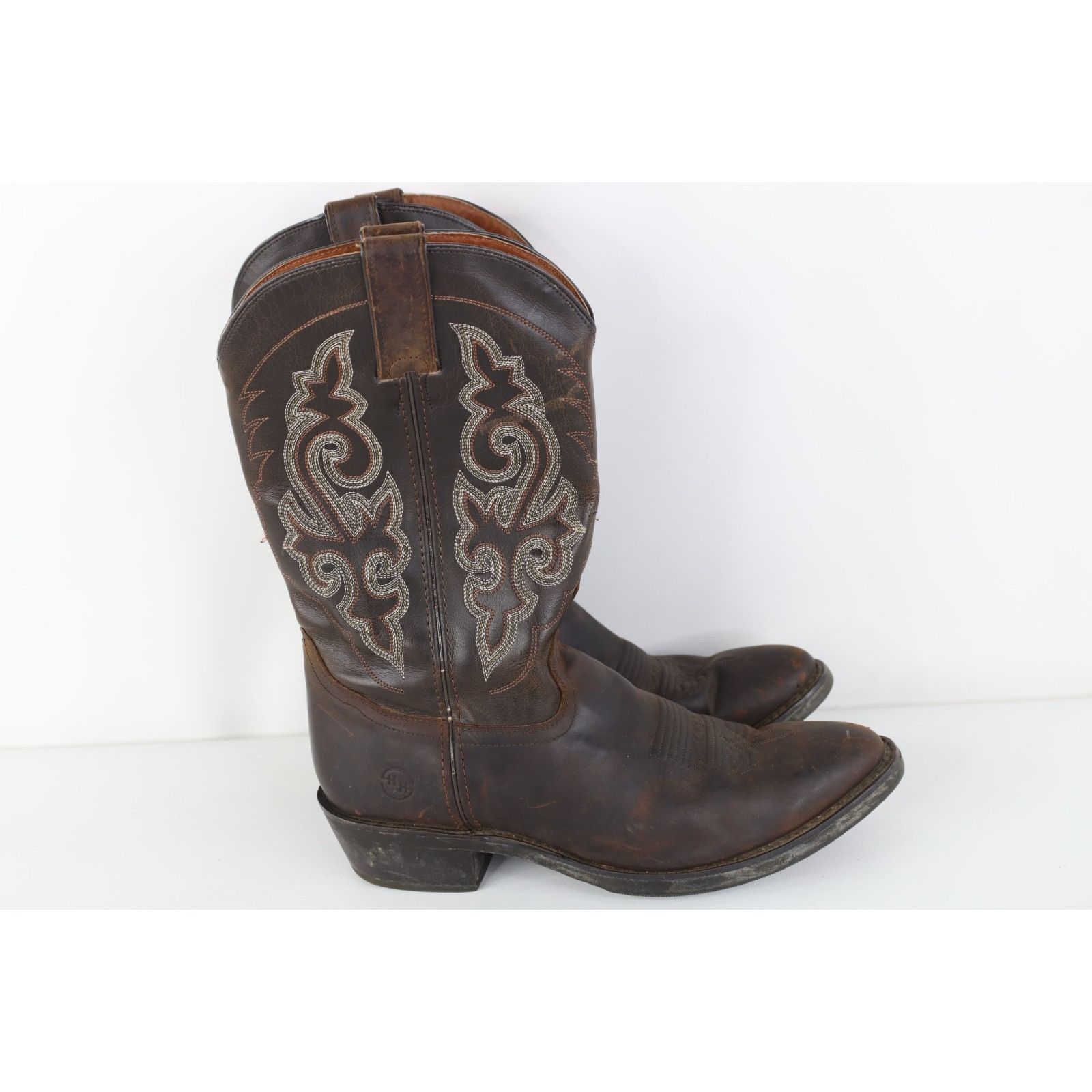 Vintage Vintage 90s Streetwear Leather Tribal Western Cowboy Boots Size US 10 / EU 43 - 4 Thumbnail
