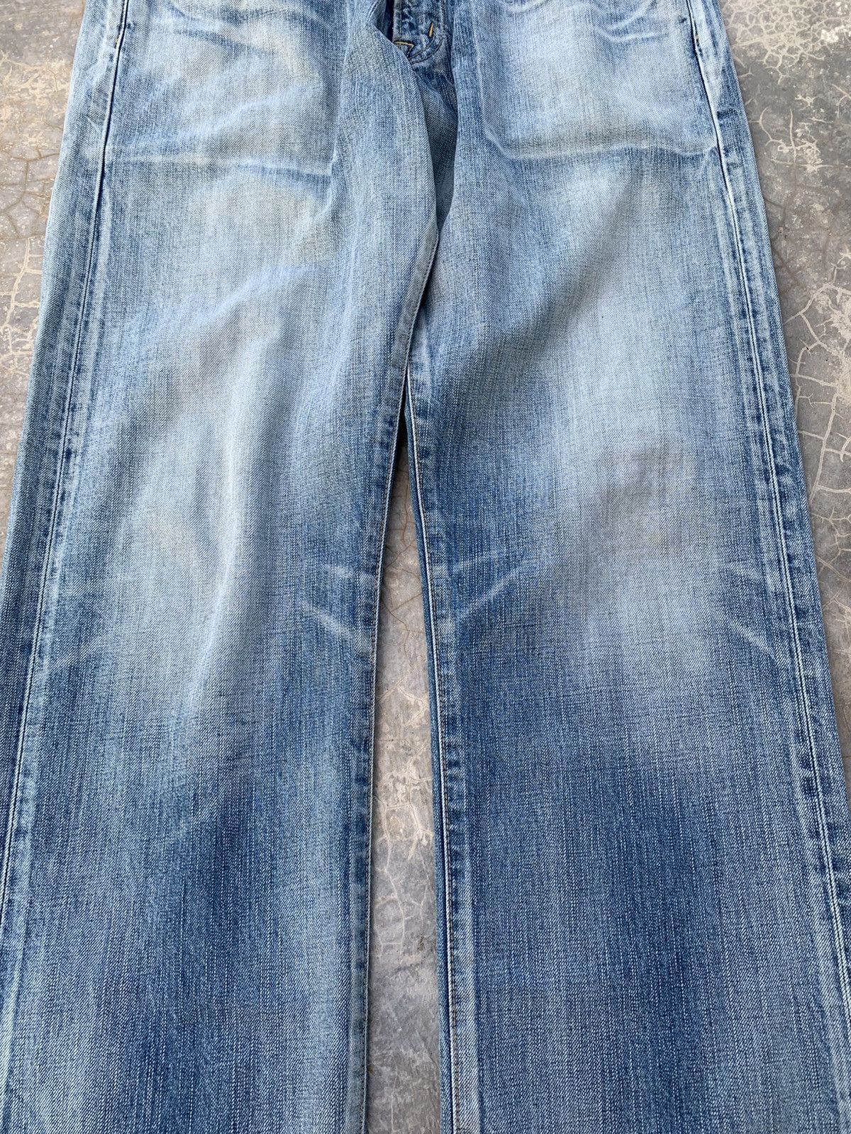 Edwin vintage edwin 504 blue jeans faded japan Size US 33 - 2 Thumbnail