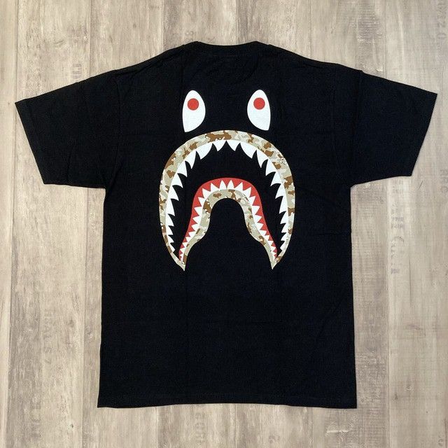 Bape × Stussy BAPE × Stussy ILL COLLABORATION Shark T-shirt a bathing ape Size US M / EU 48-50 / 2 - 3 Thumbnail