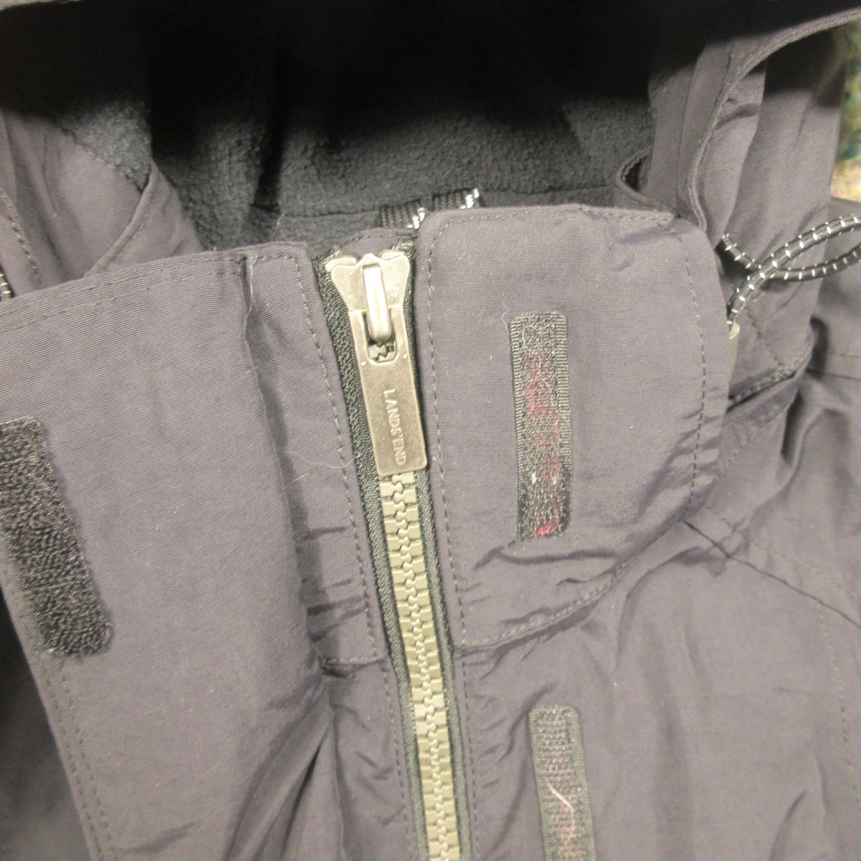 Lands' End VINTAGE Lands' End Squall Jacket Womens XL 18 Black Breathable Waterproof Removable Hood Size XXL / US 16-18 / IT 52-54 - 4 Thumbnail
