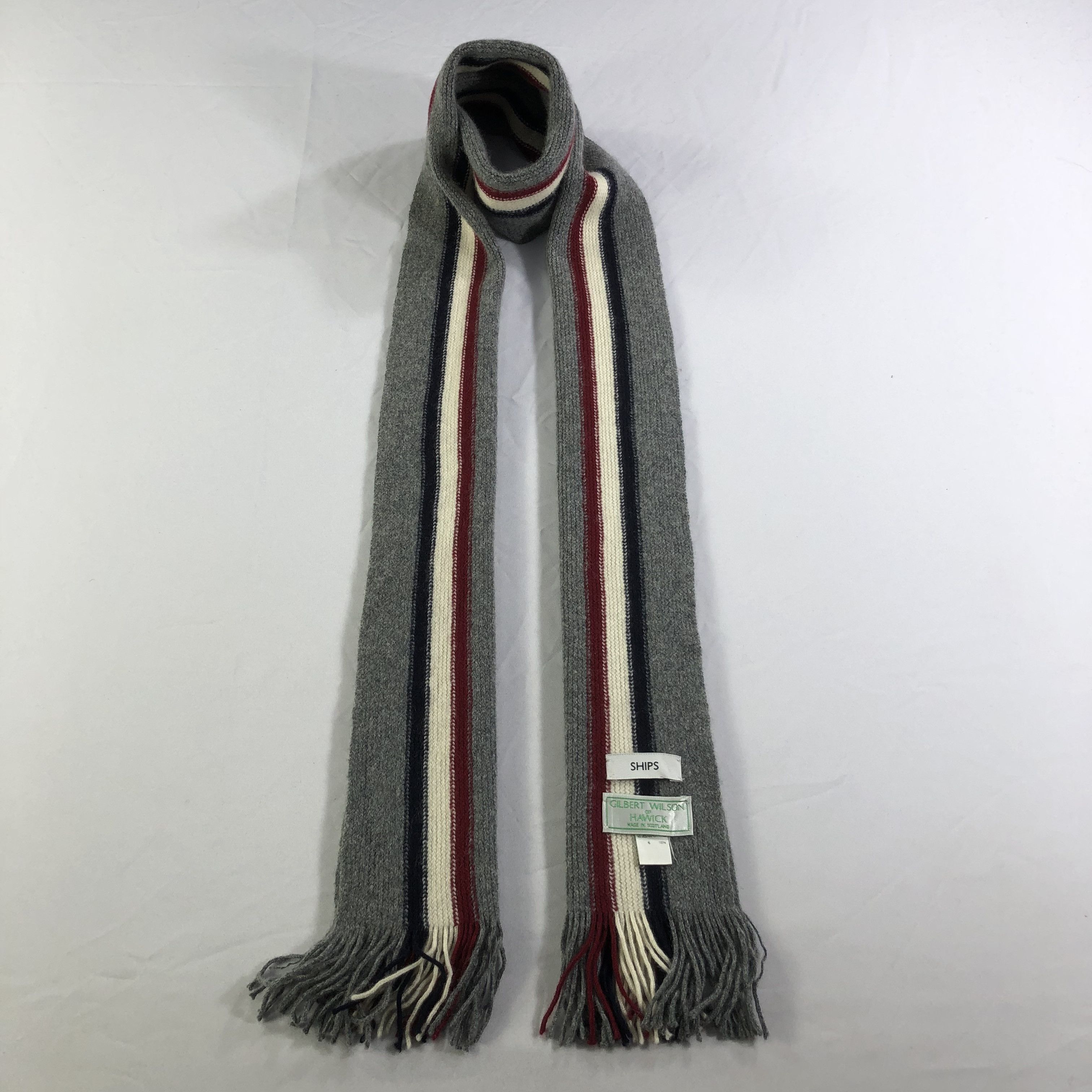 SHIPS Ships Knit Wool Scarf Muffler V1496 Size ONE SIZE - 1 Thumbnail