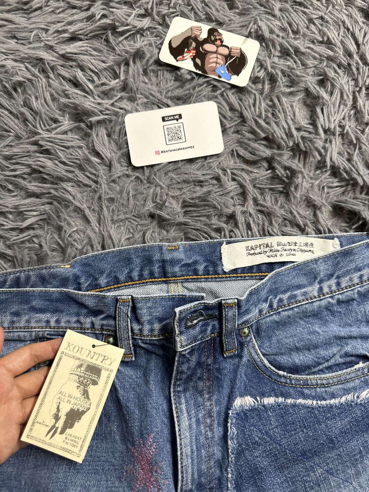 Kapital Kapital 14oz Denim 5P OKABILLY (Gypsy Patch Remake) Size US 32 / EU 48 - 4 Thumbnail