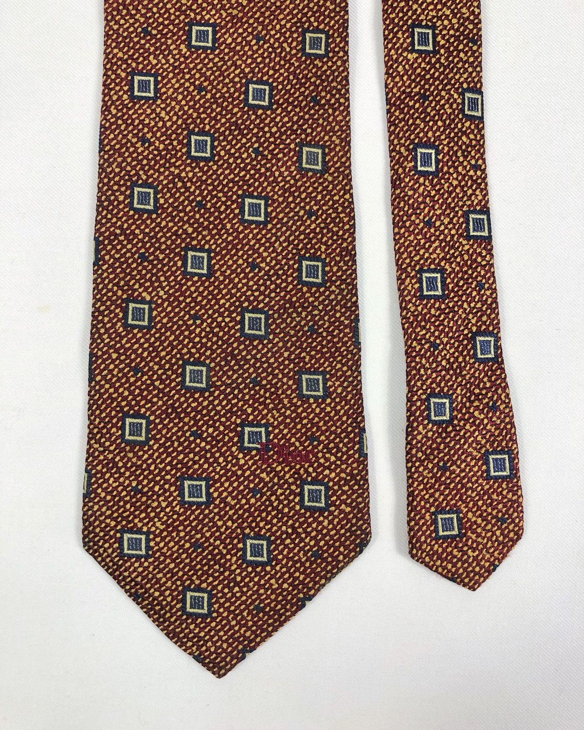 Christian Dior Monsieur Rare Vintage Christian Dior Monsieur Silk Tie Size ONE SIZE - 3 Thumbnail