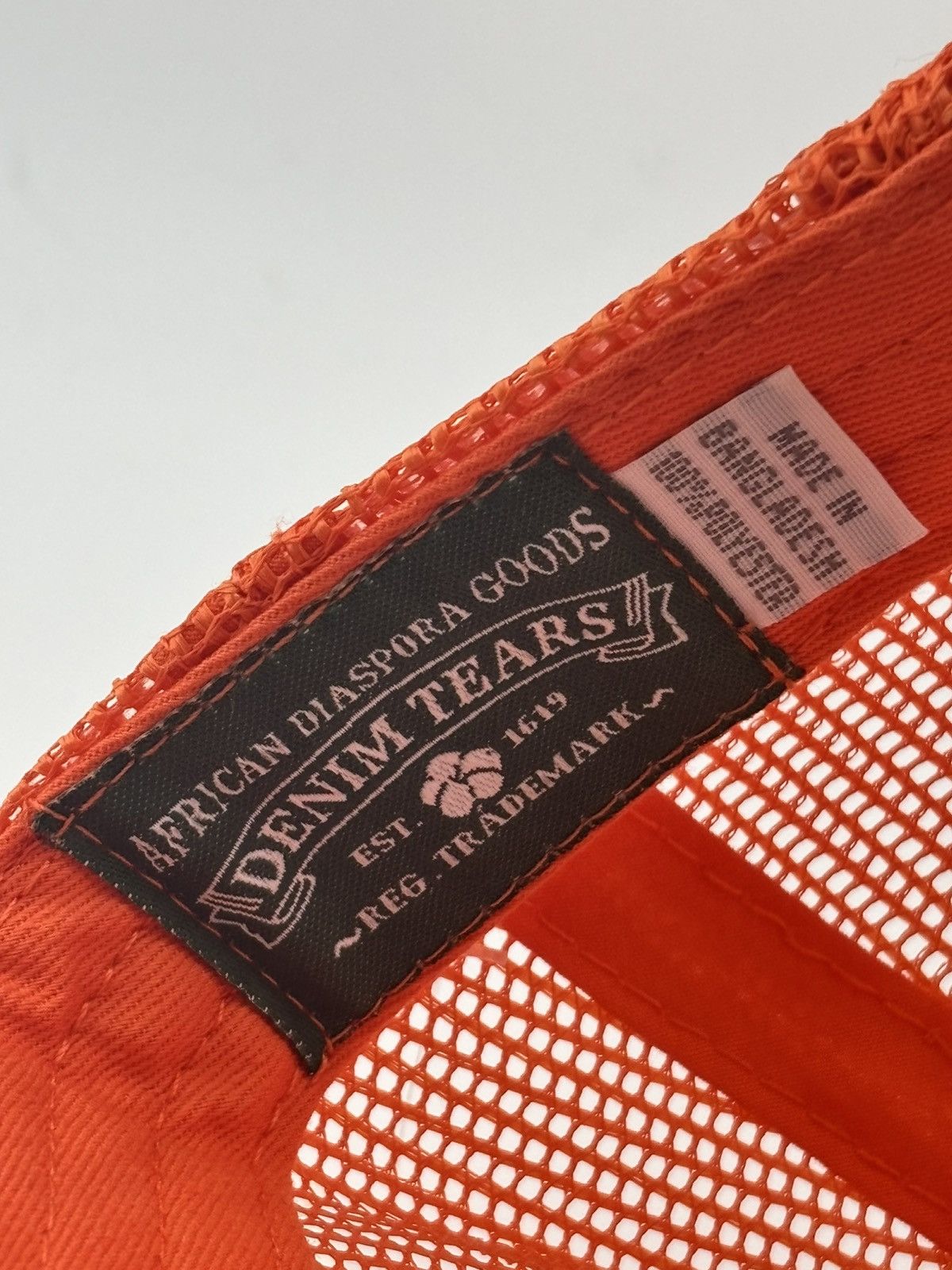 DENIM TEARS DENIM TEARS LATE CAPITALISM TRUCKER HAT Size ONE SIZE - 9 Thumbnail