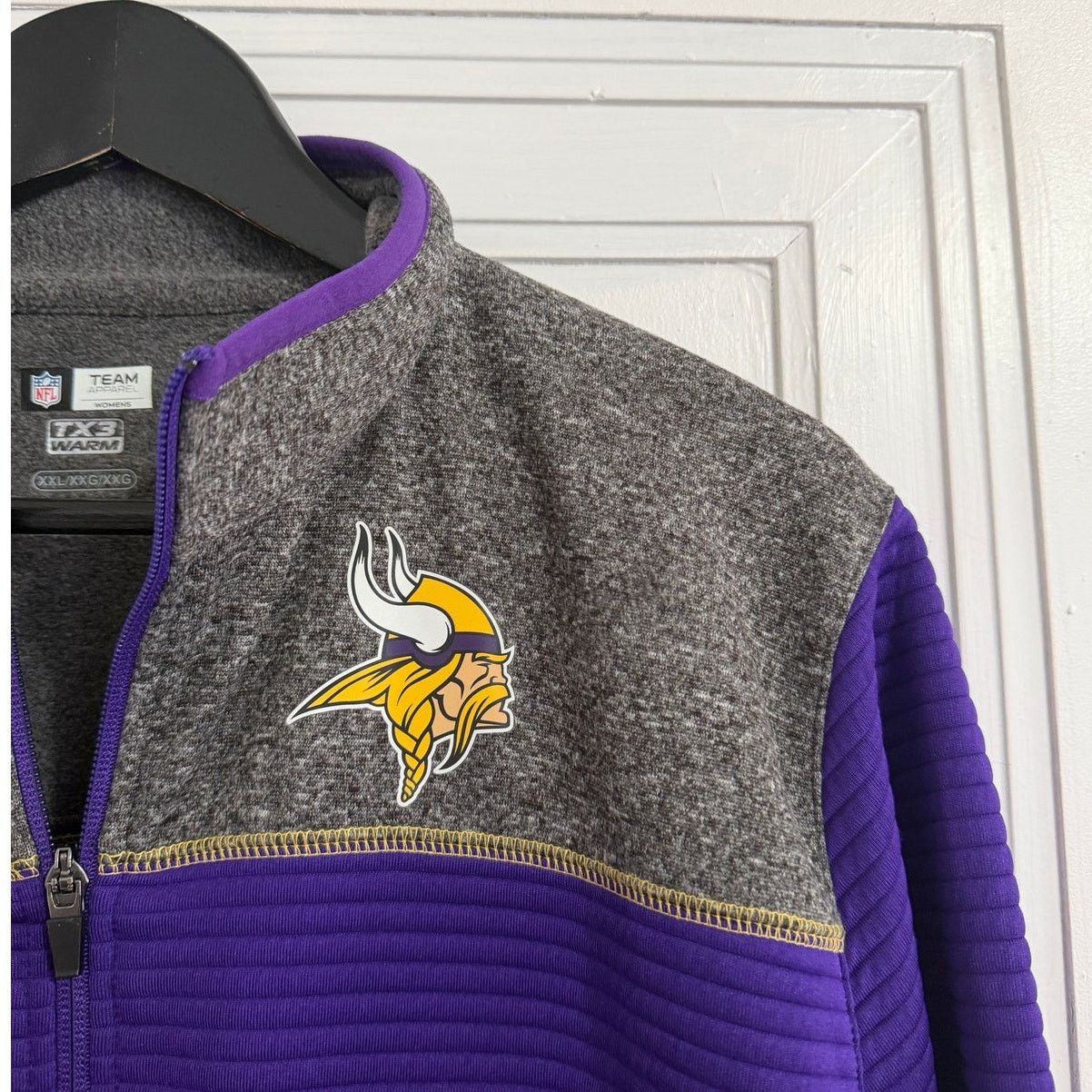 NFL Minnesota Vikings Women's 1/4-Zip Size XXL Size XXL / US 16-18 / IT 52-54 - 2 Thumbnail