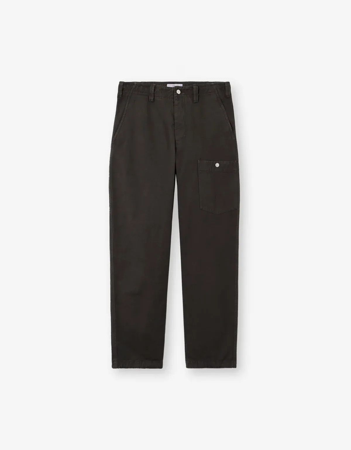 Stone Island Stone Island Marina Grey Slub Batavia-TC Trousers Size US 32 / EU 48 - 1 Thumbnail