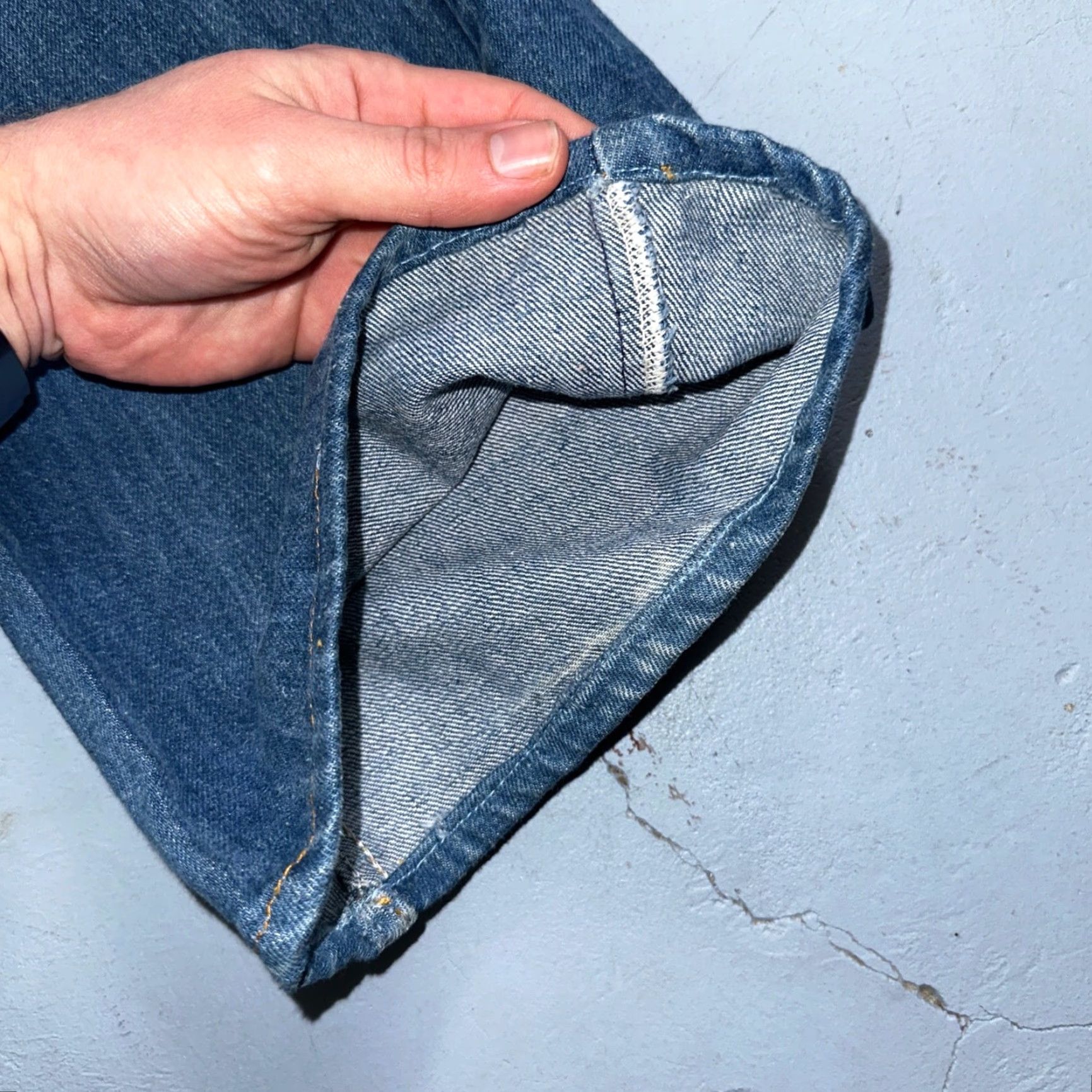 Levi's VINTAGE Levi's 646 Bootcut Jeans 36x34 Blue Orange Tab Flare 70s USA Mens Size US 36 / EU 52 - 5 Thumbnail