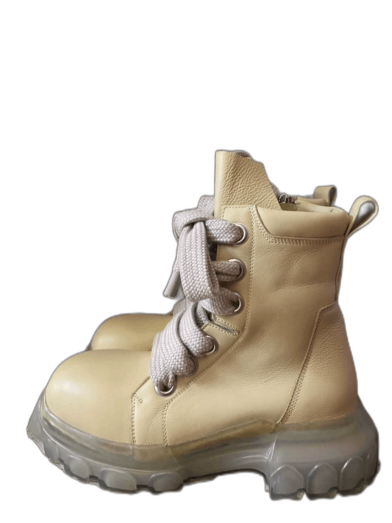 Rick Owens Rick Owens Transparent Sole Military Boots Size US 7 / EU 40 - 1 Thumbnail