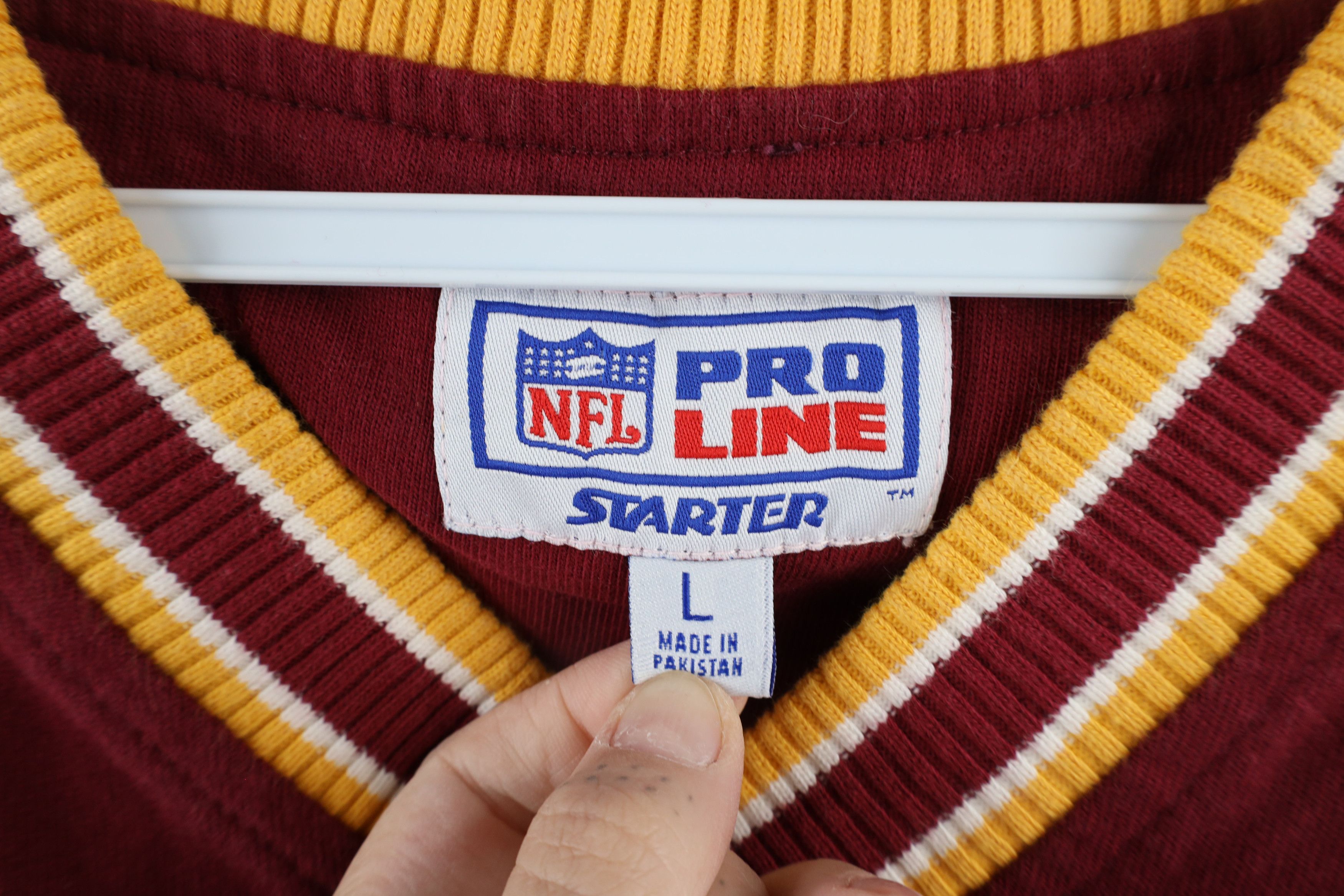 Starter × Vintage Vintage 90s Starter Washington Redskins Sweater Vest Size US L / EU 52-54 / 3 - 6 Thumbnail